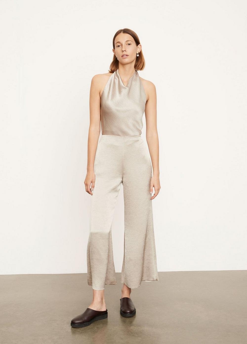 Vince - Satin wide flare pant