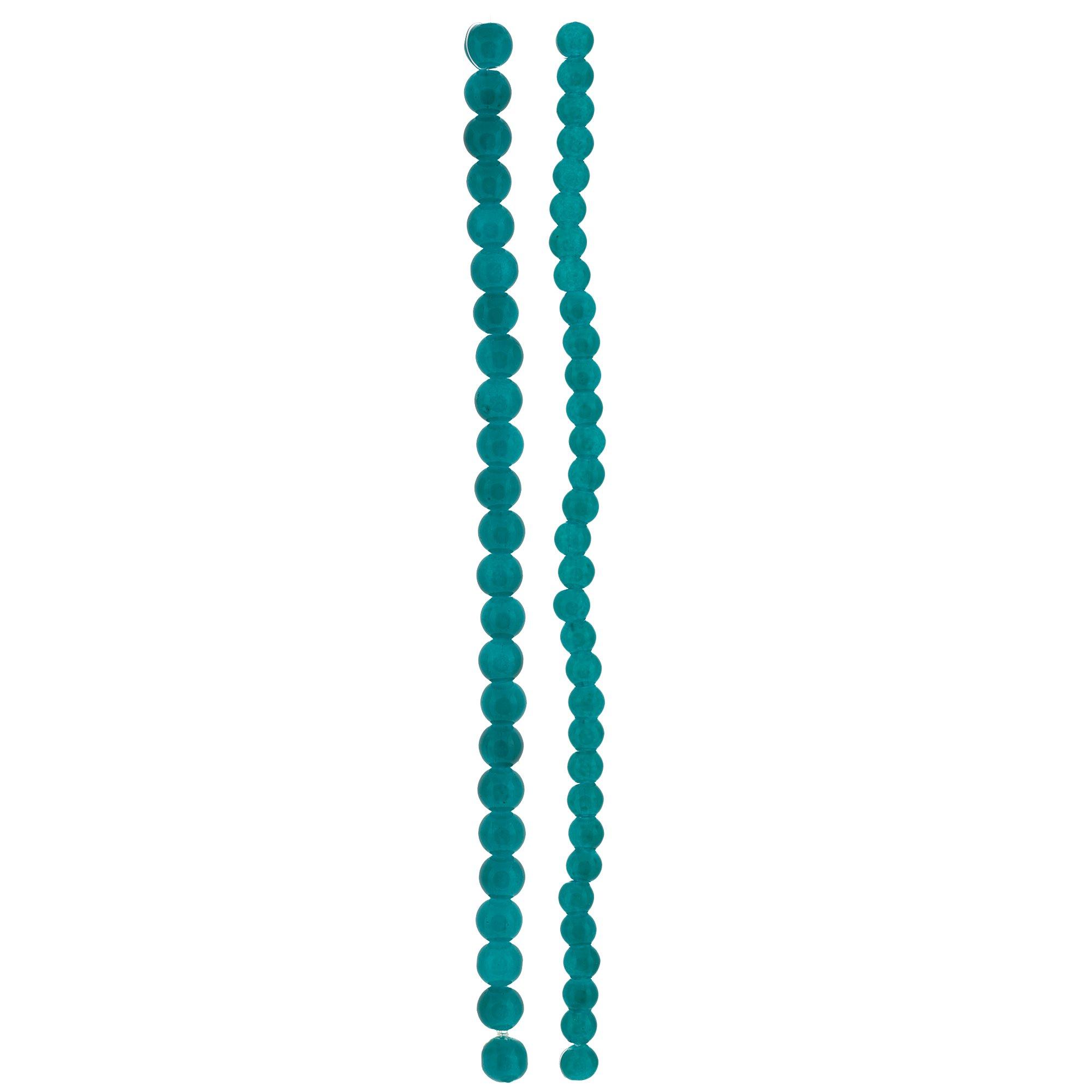 Coated Round Glass Bead Strands Hobby Lobby 1971548