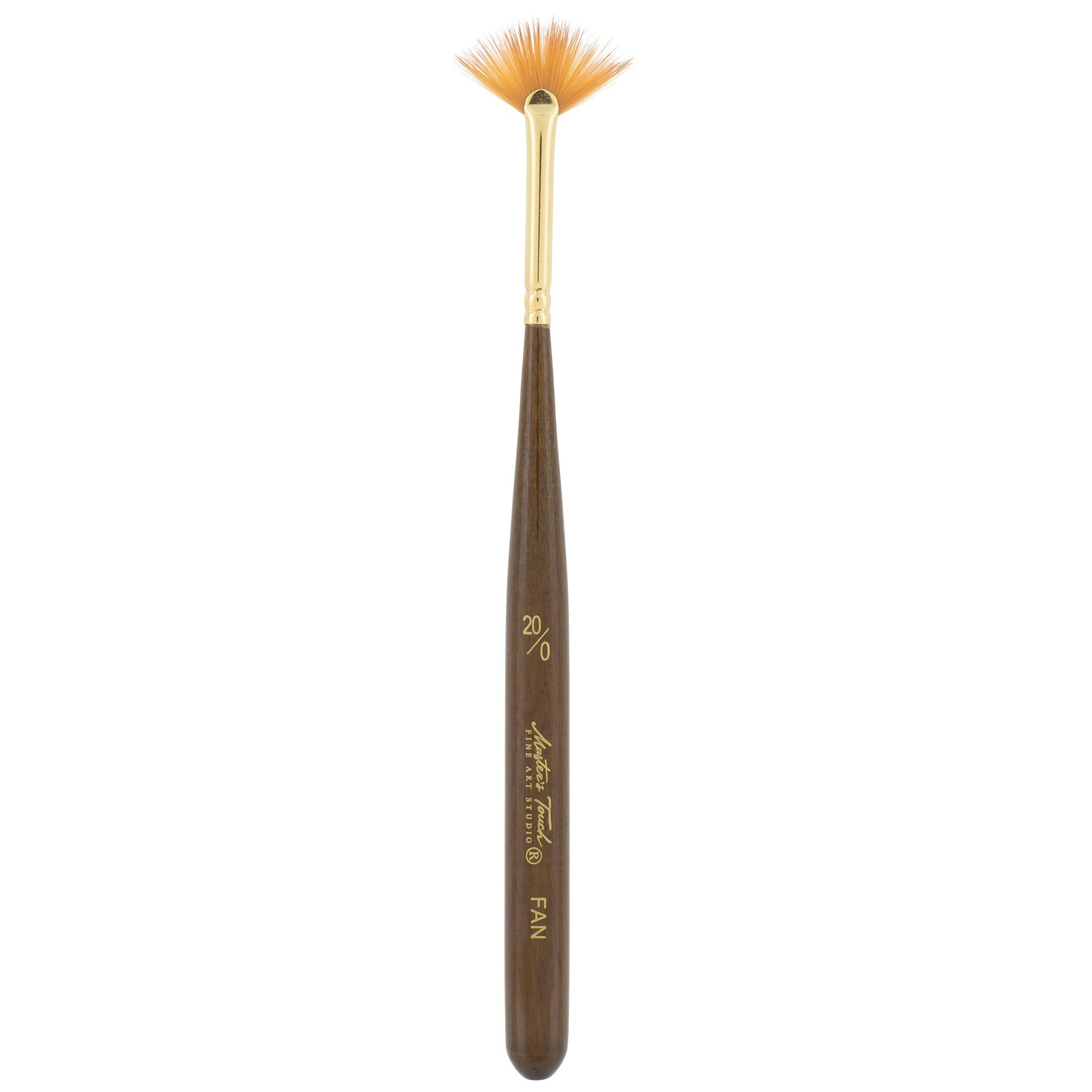 Gold Taklon Fan Paint Brush Hobby Lobby 2238343