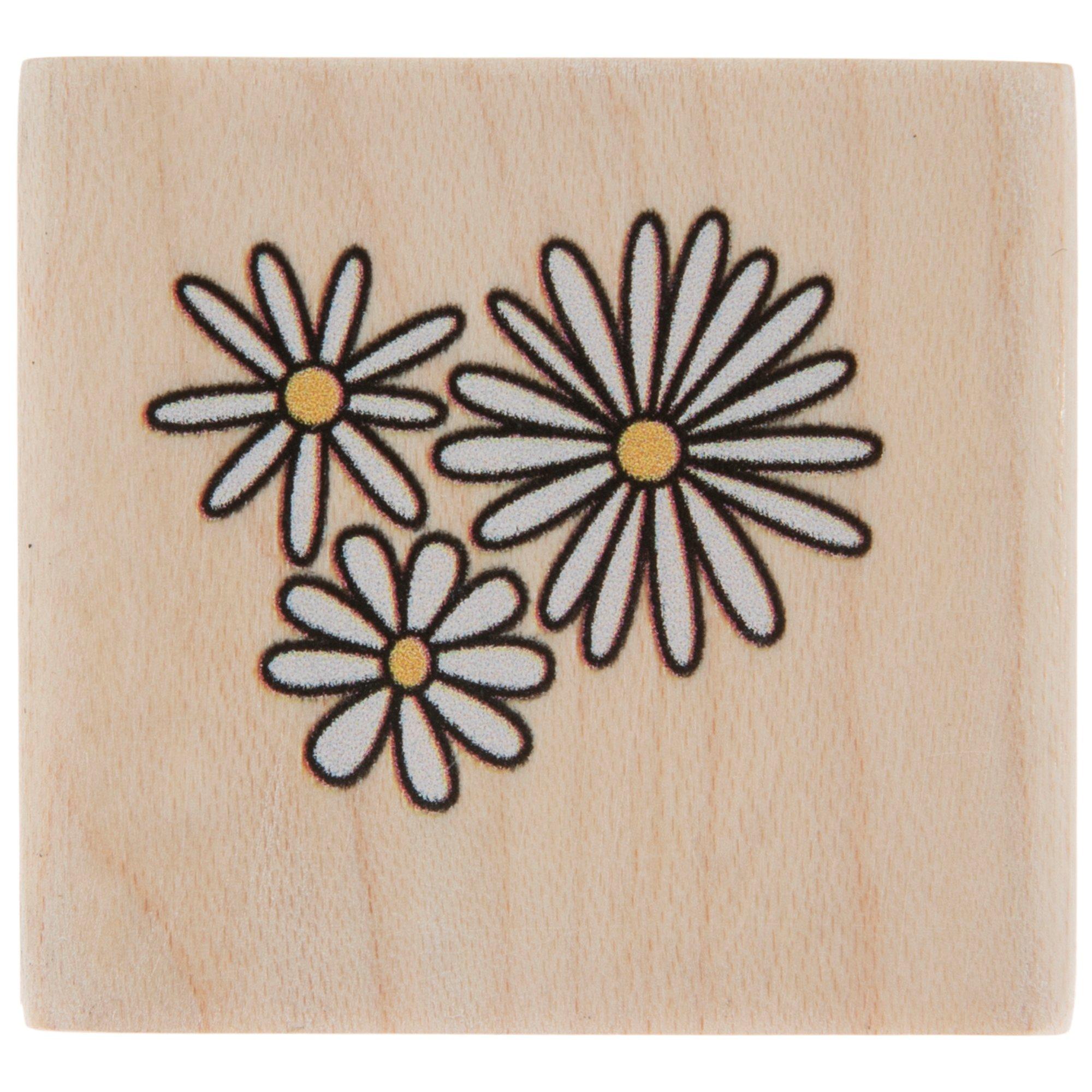 Daisies Rubber Stamp Hobby Lobby