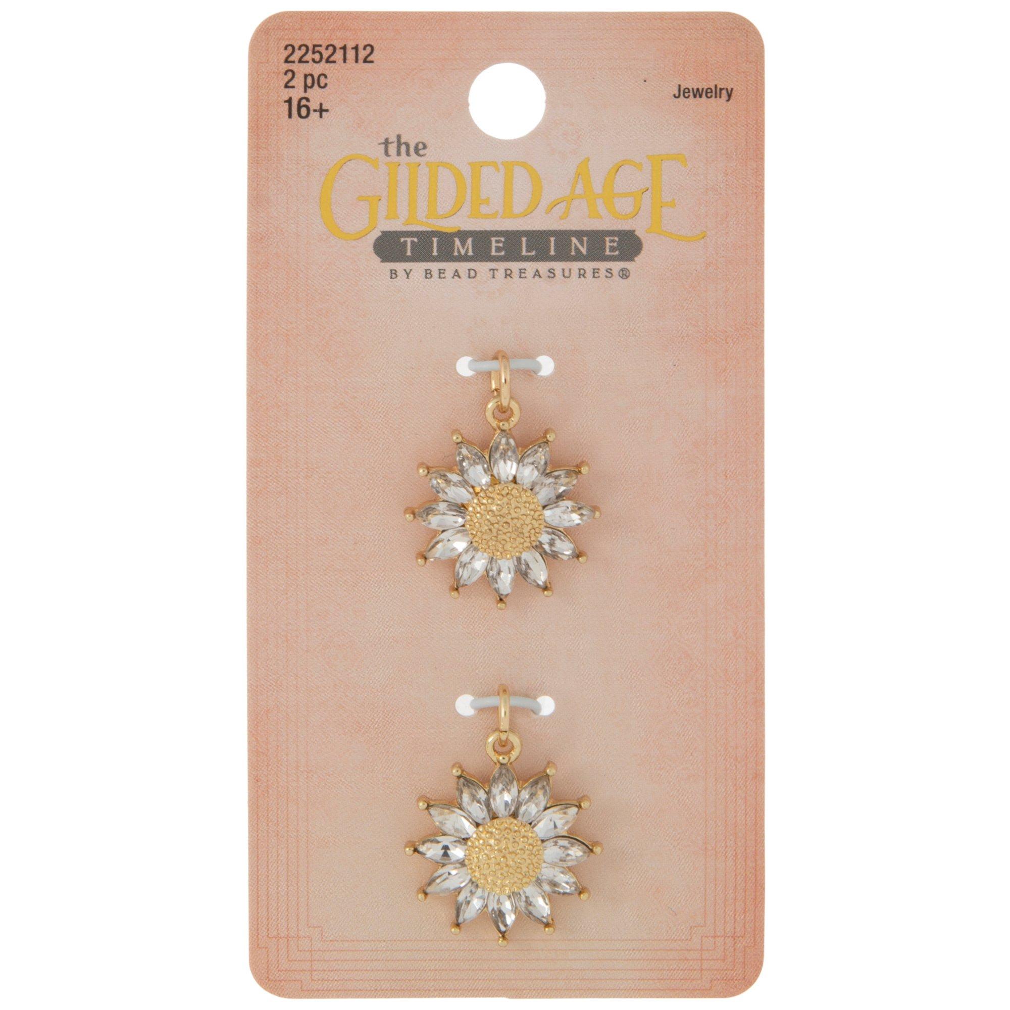 Rhinestone Daisy Charms Hobby Lobby