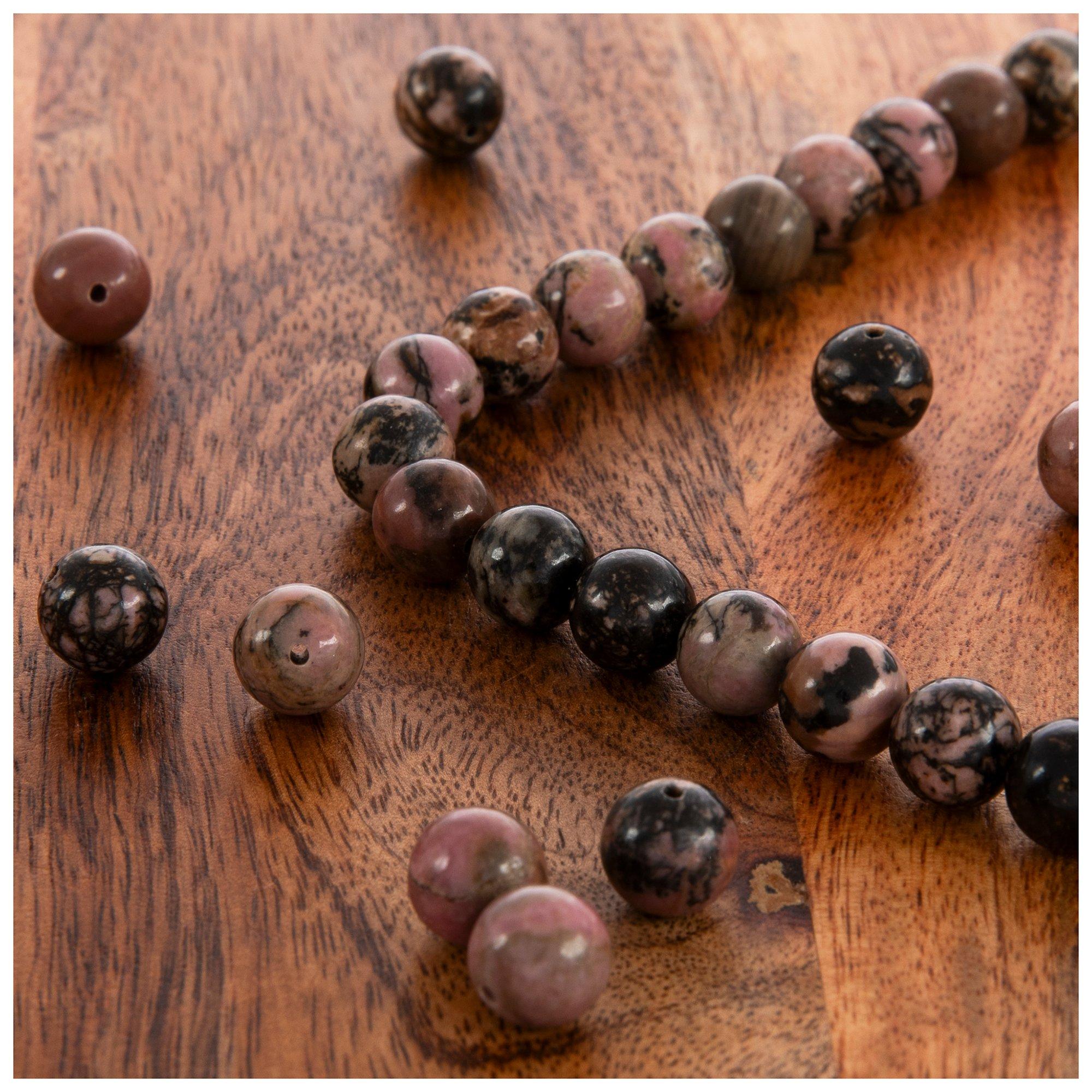 Rhodonite Bead Strand Hobby Lobby 2271450