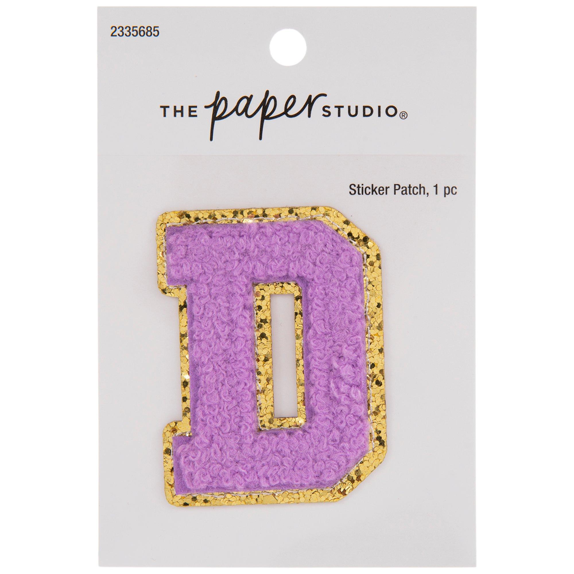 Letter Chenille Patch Sticker Hobby Lobby