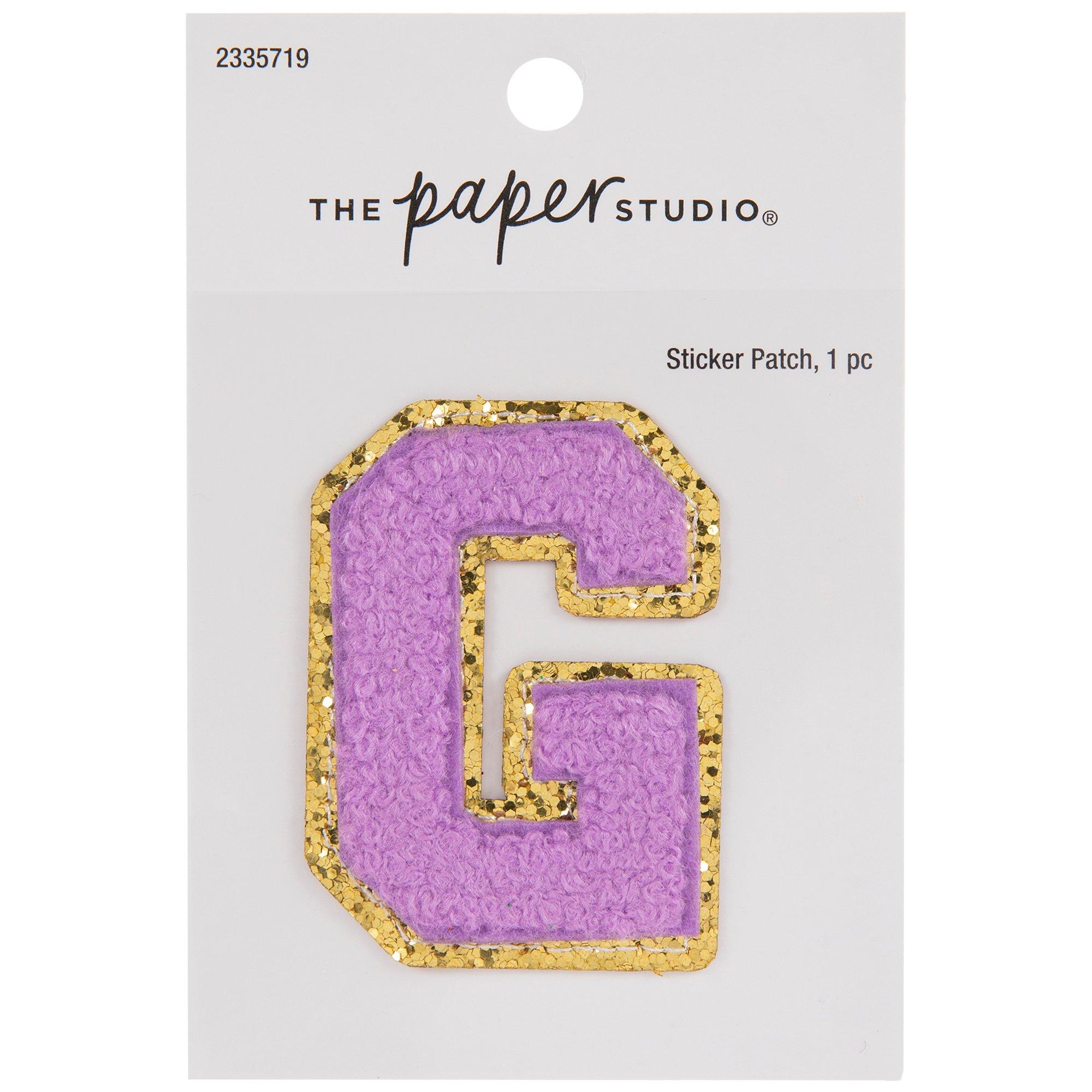 Letter Chenille Patch Sticker Hobby Lobby