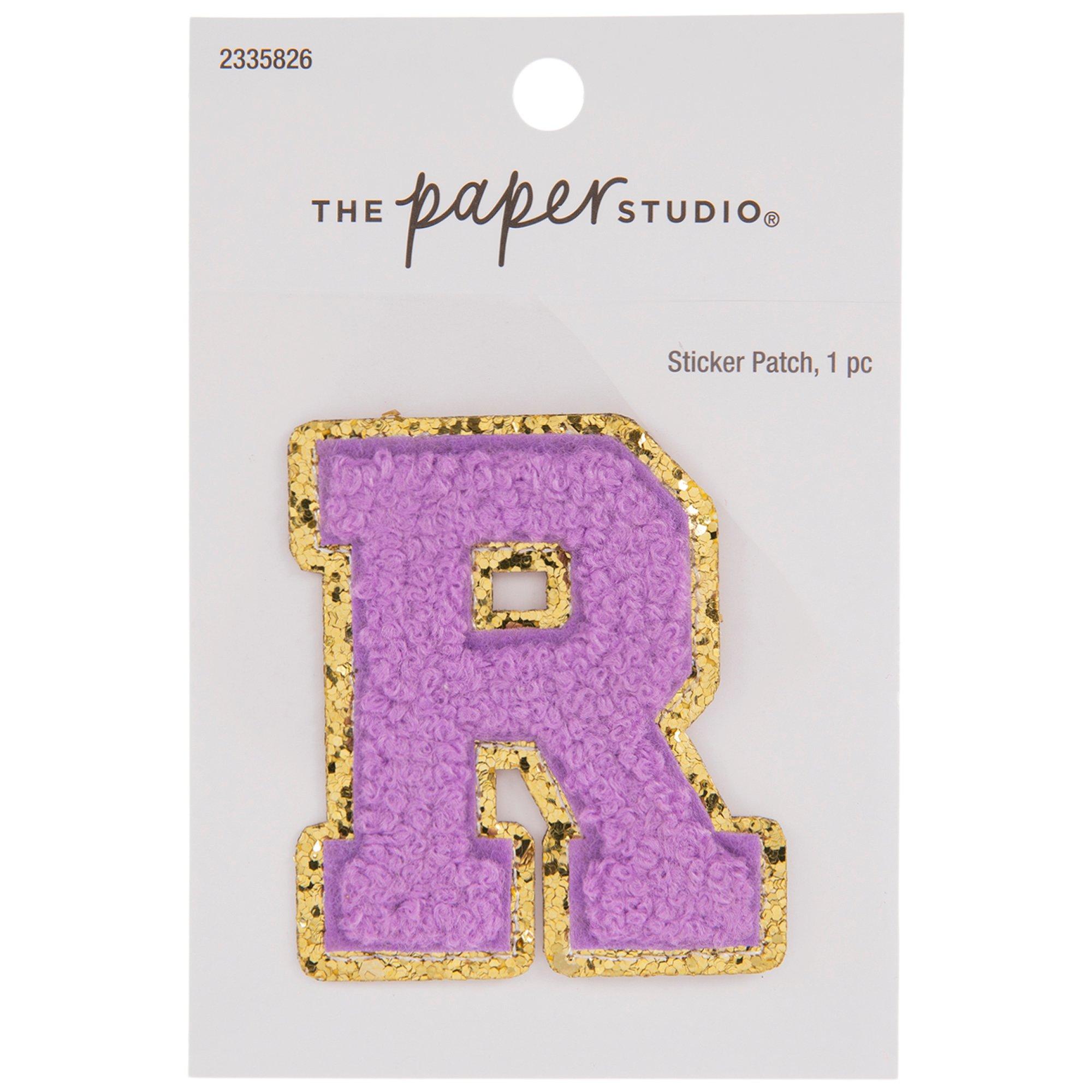 Letter Chenille Patch Sticker Hobby Lobby