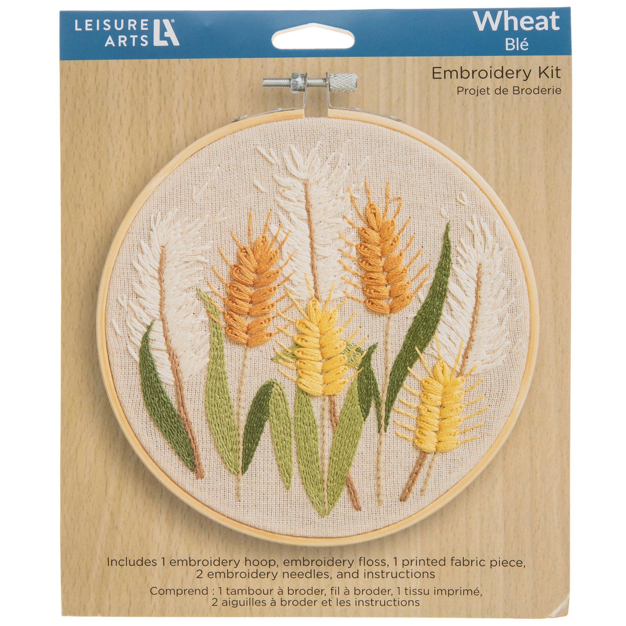 Wheat Embroidery Kit Hobby Lobby