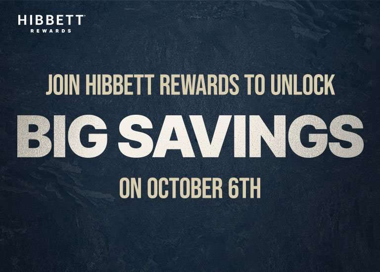 Hibbett Rewards promotion encouraging customers to join for big savings on October 6.