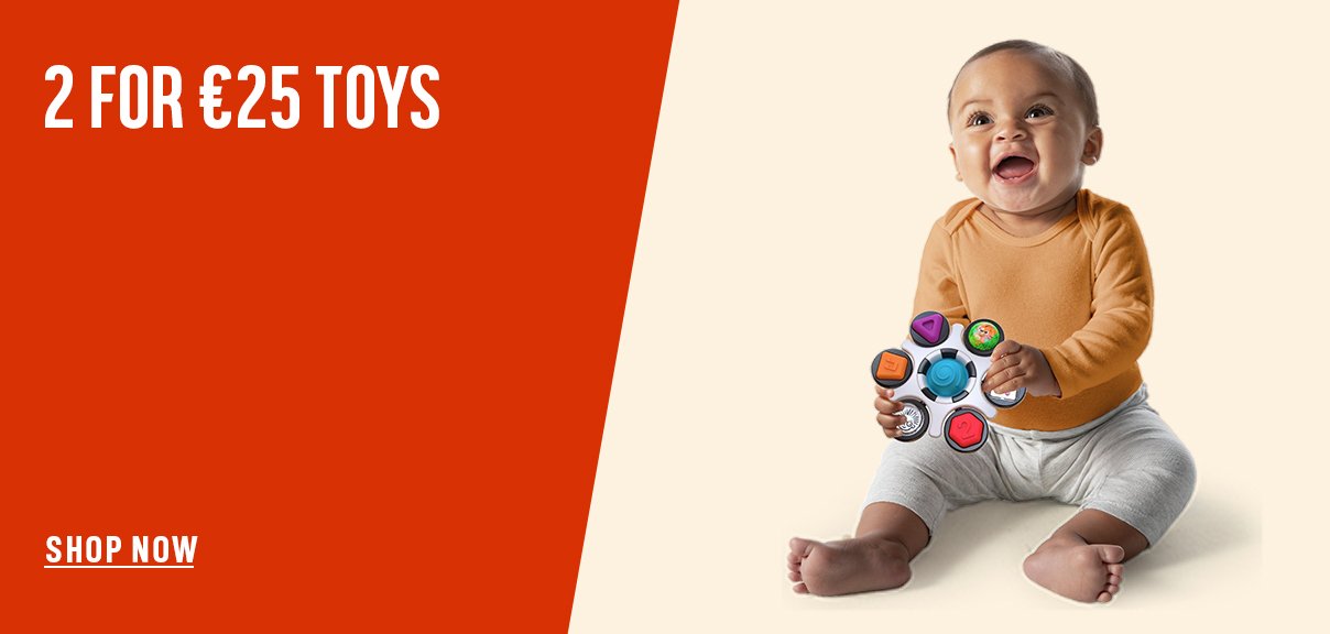 2 for €25 toys. Shop now.