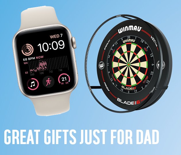 Great gifts just for Dad.