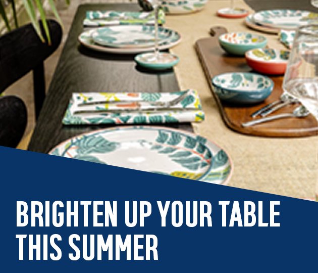 Brighten up your table this summer.