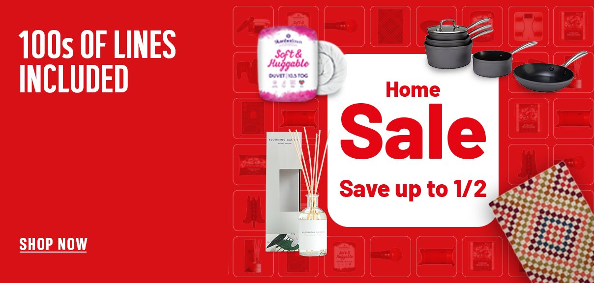 Home sale. Save up to 1/2 100s of lines included.