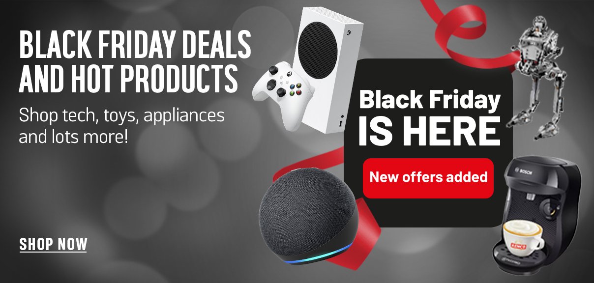 Black Friday deals and hot products. New offers added. Shop tech, toys, appliances and lots more!