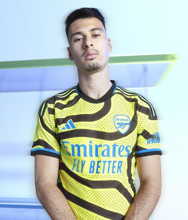 Arsenal gold shirt