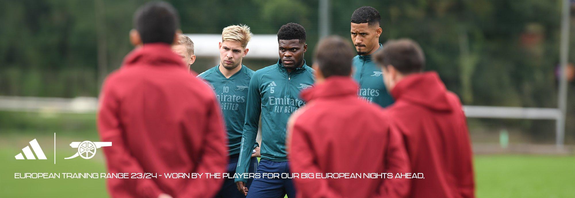 arsenal european training jersey black