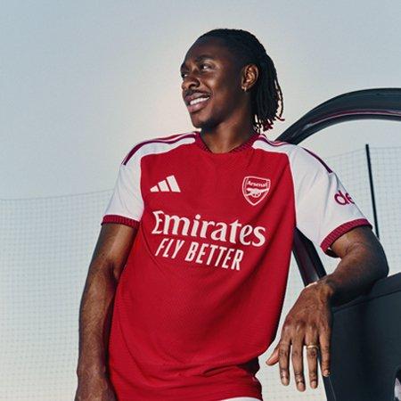 Arsenal adidas 26/27 Authentic Home Long Sleeved Shirt | Official