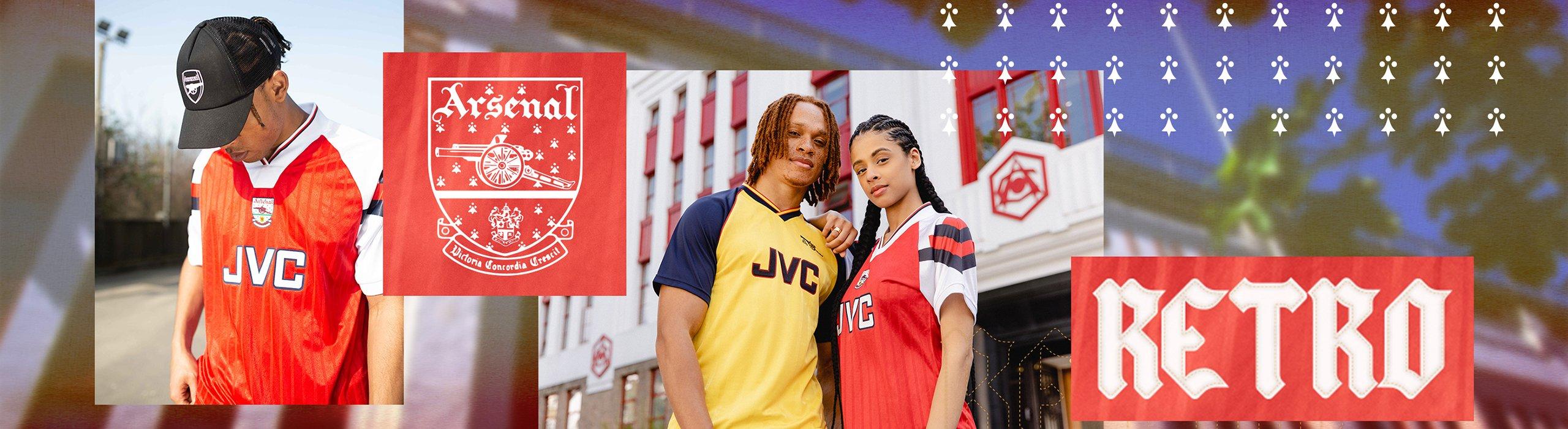 Official Arsenal Retro Kits & Shirts