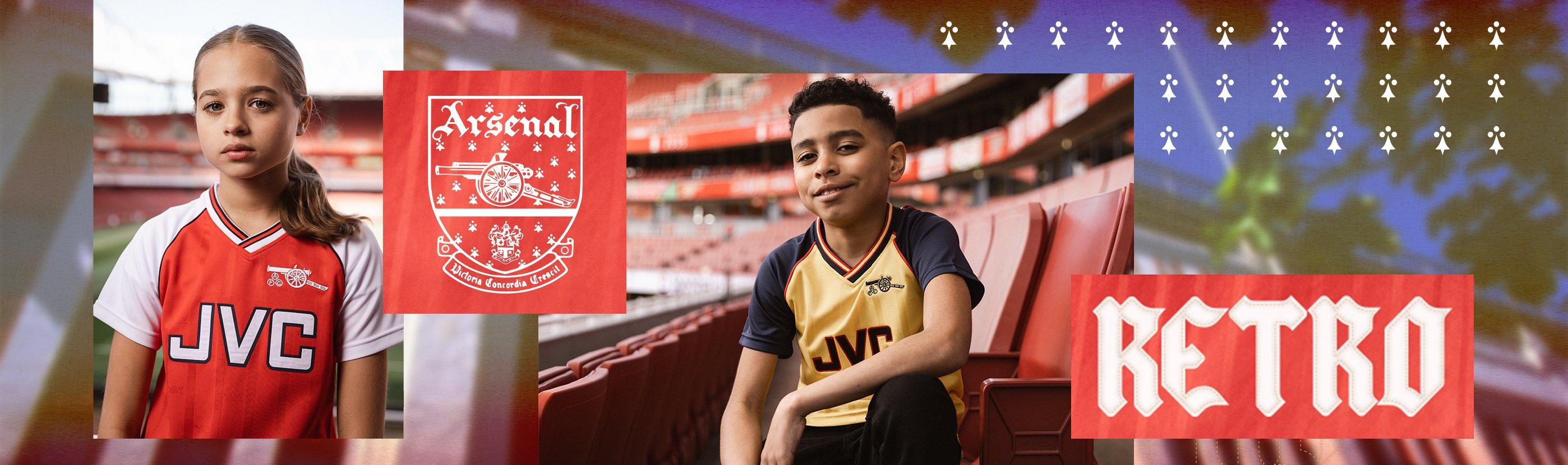 Official Arsenal Retro Kits & Collections