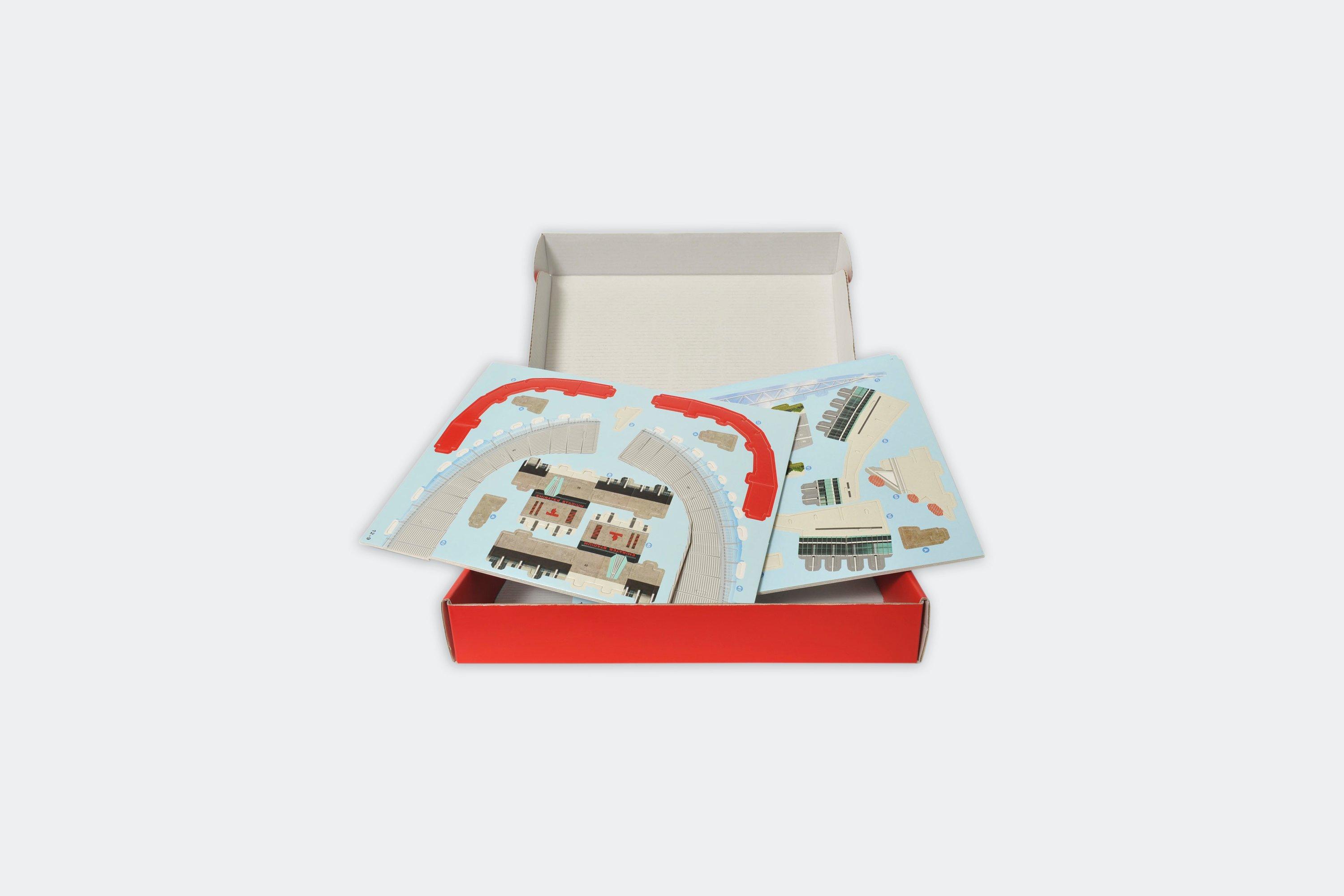 Puzzle 3D Arsenal – Stade Emirates Officiel – 108 Pièces Prédécoupées – Dès 7 Ans – Maquette à Construire Soi-même