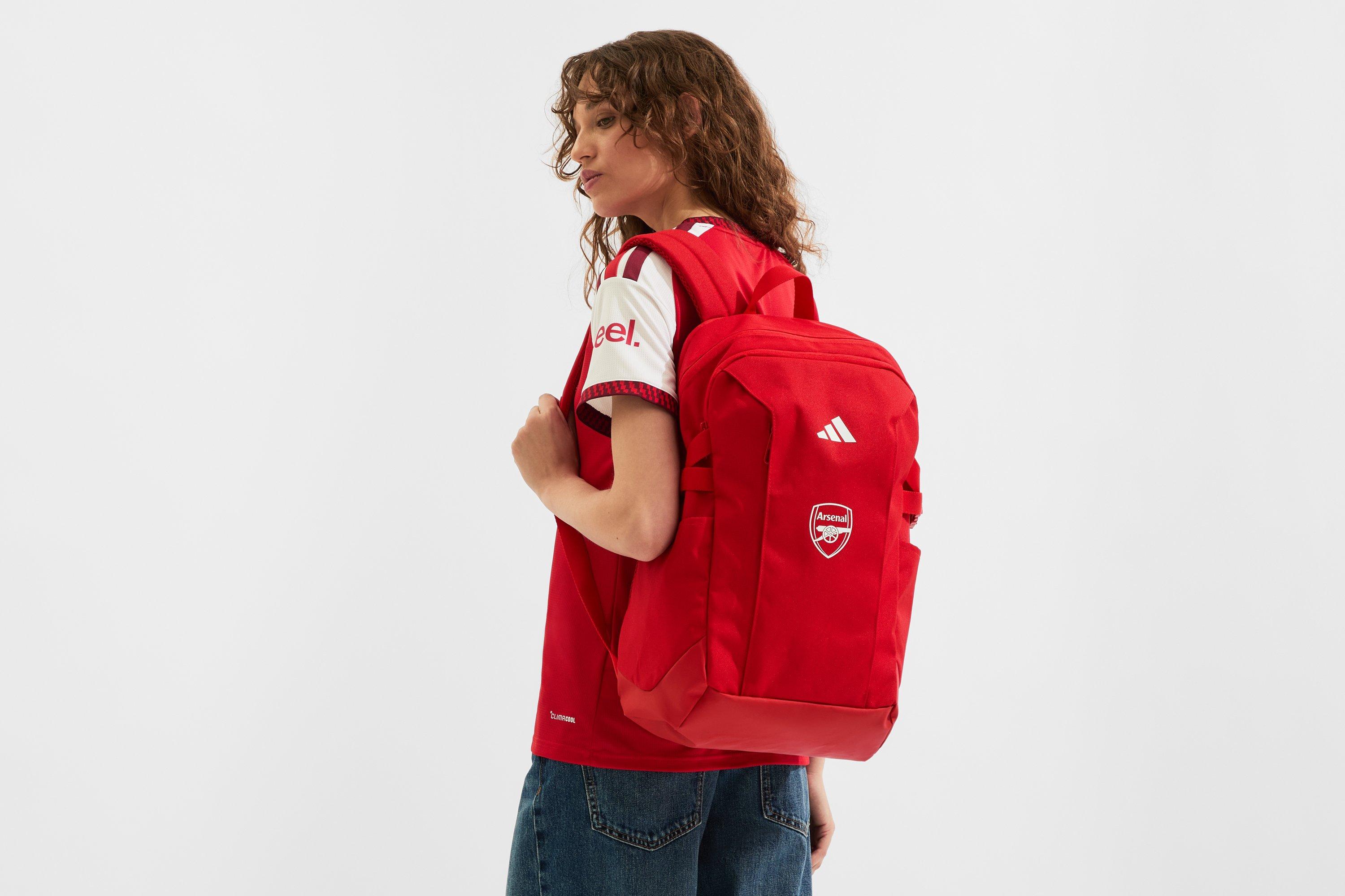 arsenal travel backpack Arsenal adidas 26/27 Red Backpack