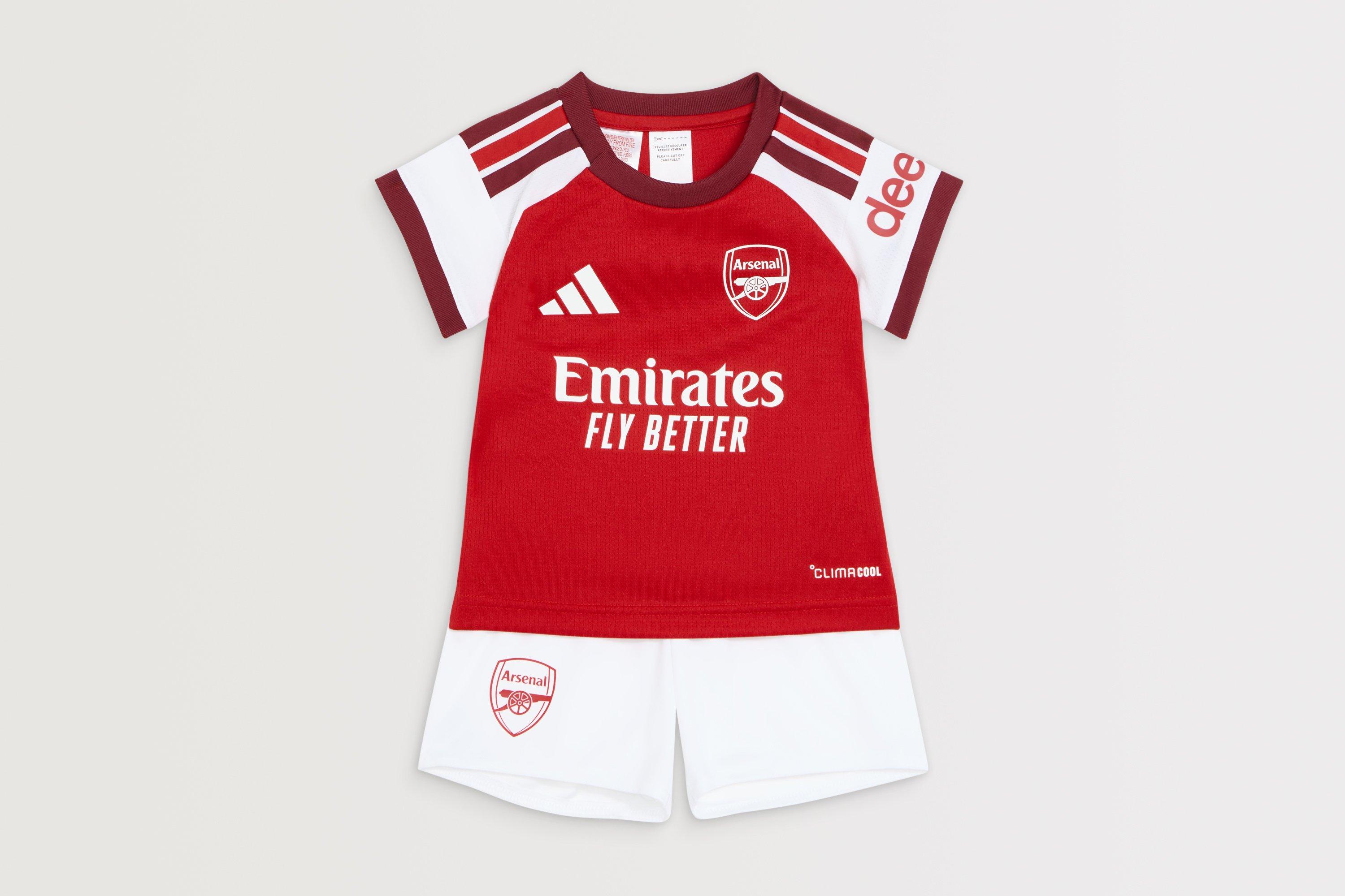 Arsenal adidas 26/27 Home Baby Kit