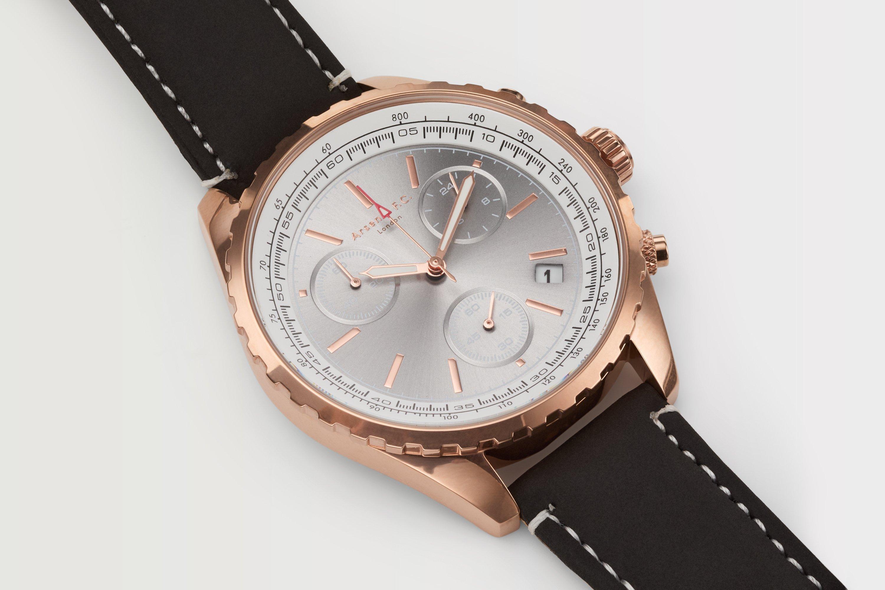 Arsenal Leather Strap Watch | Official Online Store
