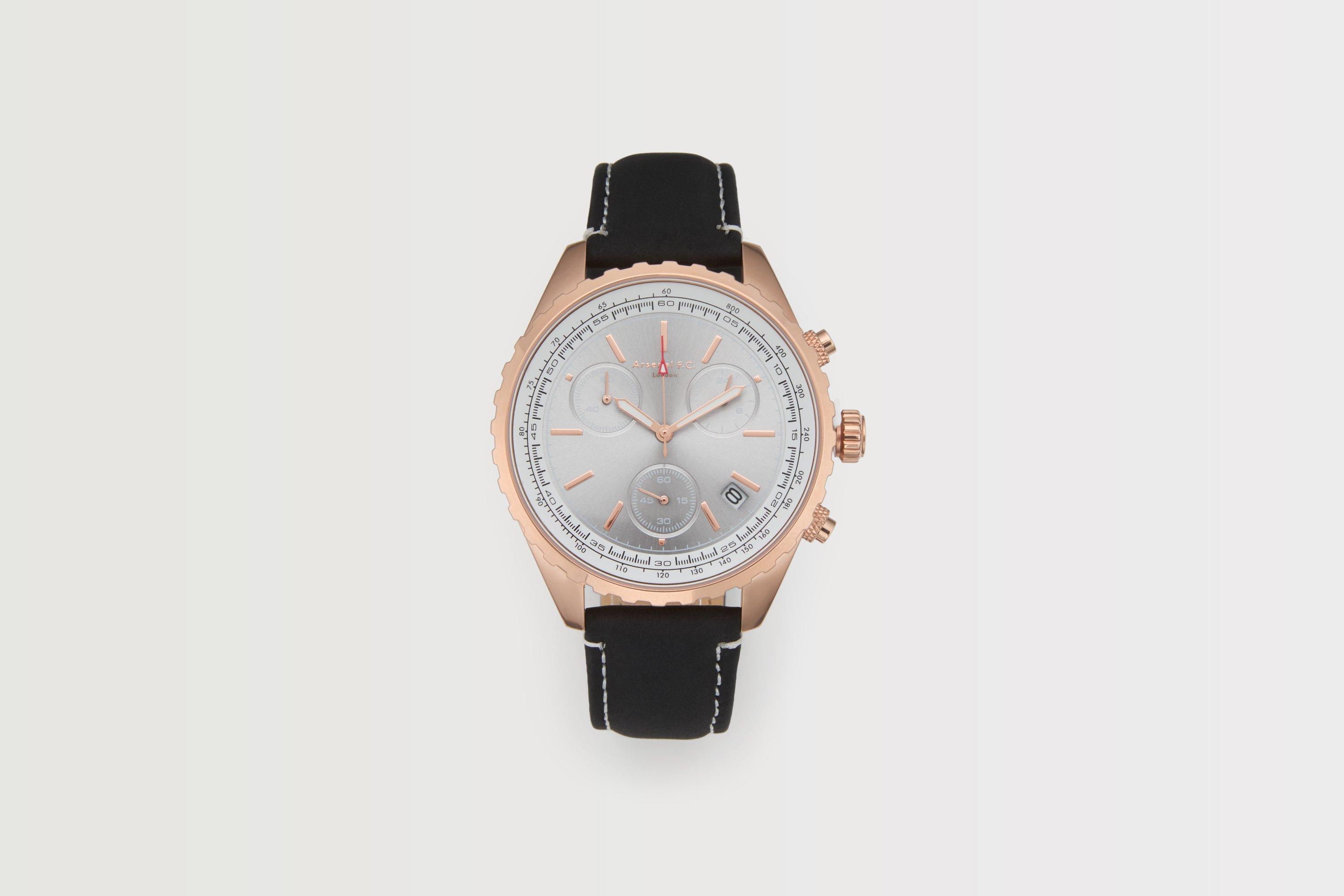 Arsenal Leather Strap Watch | Official Online Store