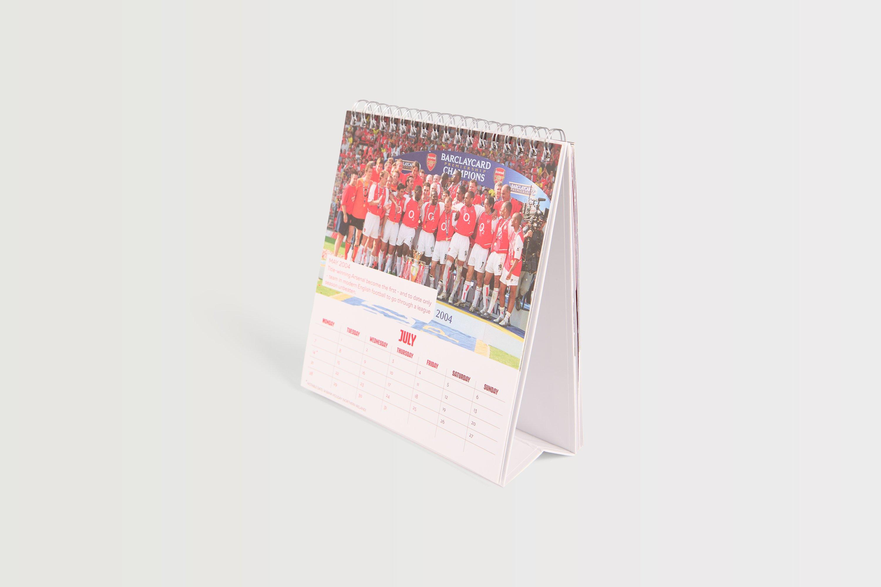 Arsenal Official 2025 Desk Calendar | Official Online Store