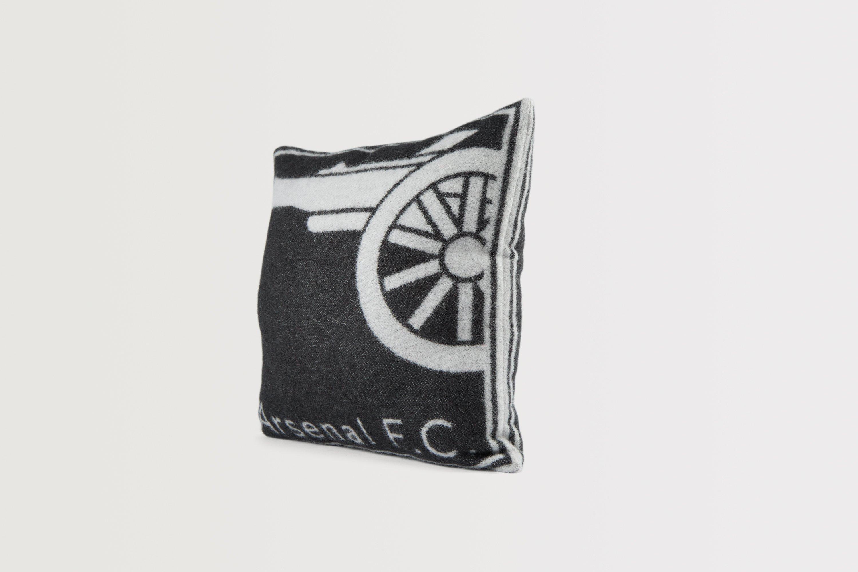 Arsenal Black Cannon Cushion