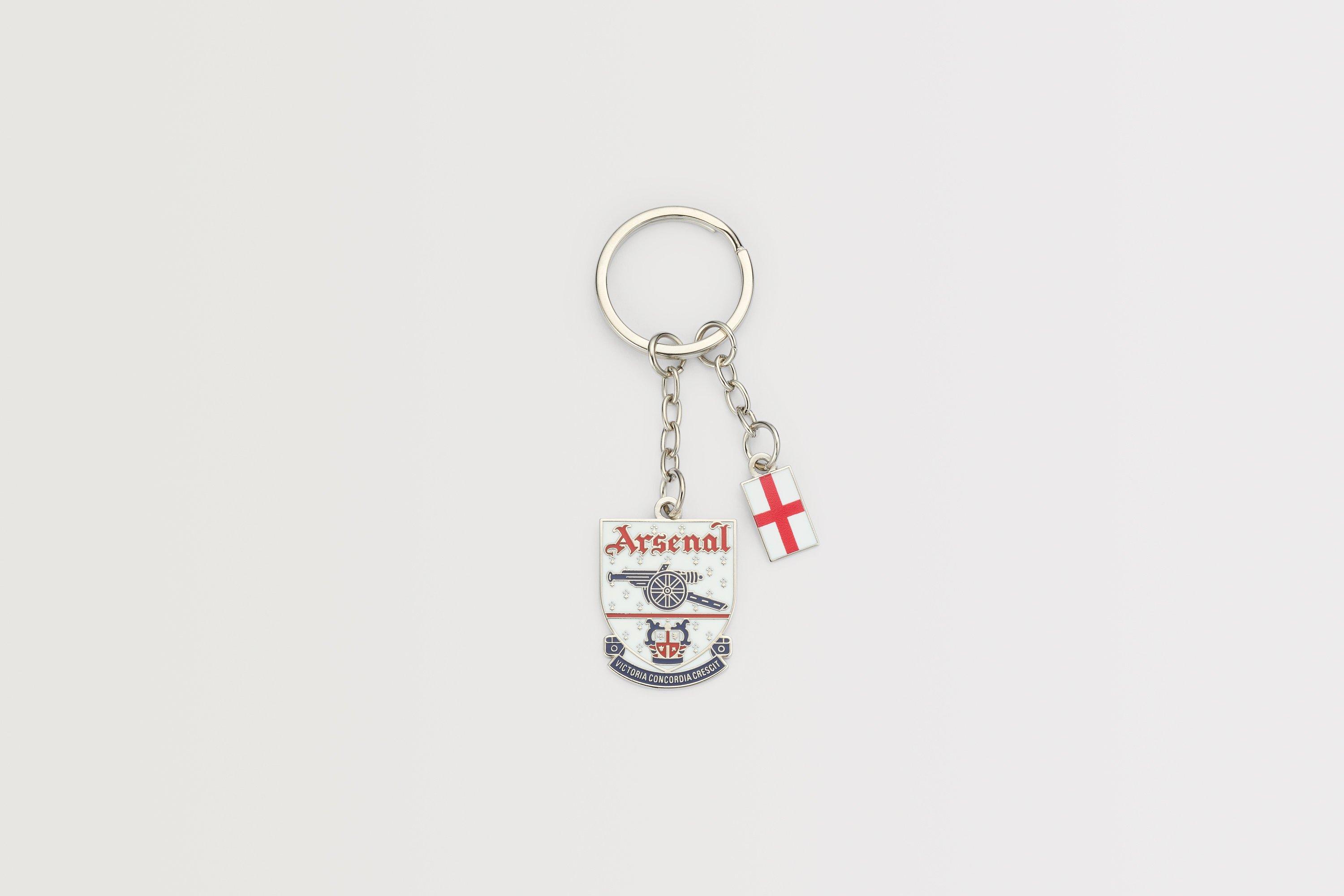Arsenal Classics England White Keyring