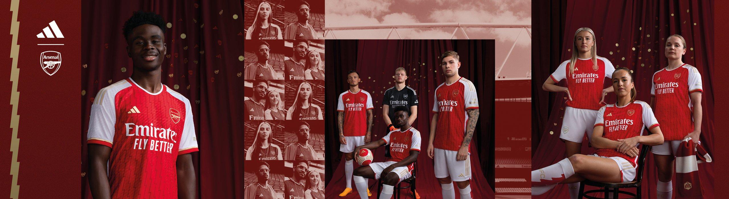 ARSENAL LONDON 2017 2018 AWAY FOOTBALL SHIRT SOCCER JERSEY Puma Sz UK8 WOMEN