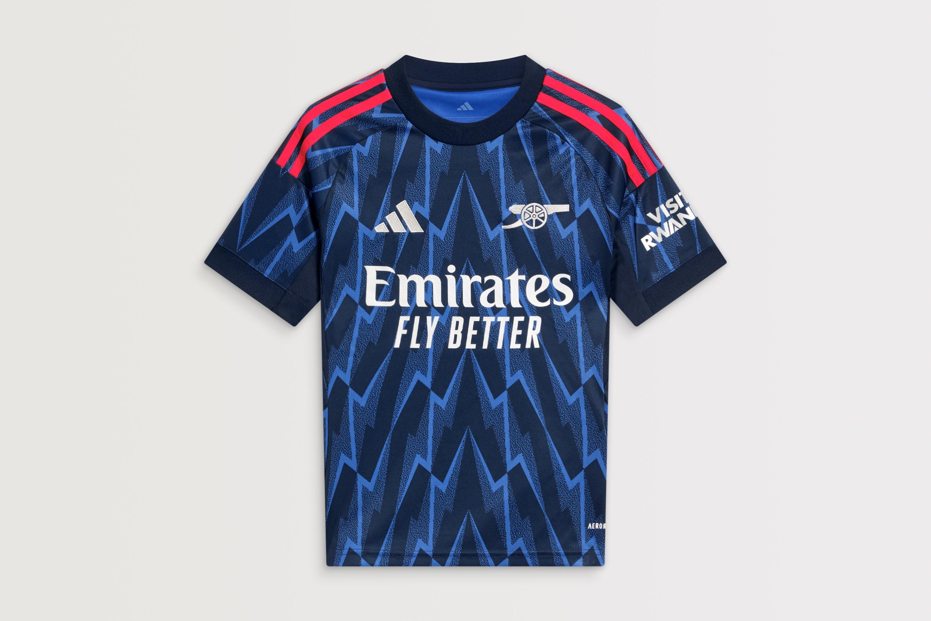 Arsenal adidas Kids 25/26 Away Shirt | Official Online Store