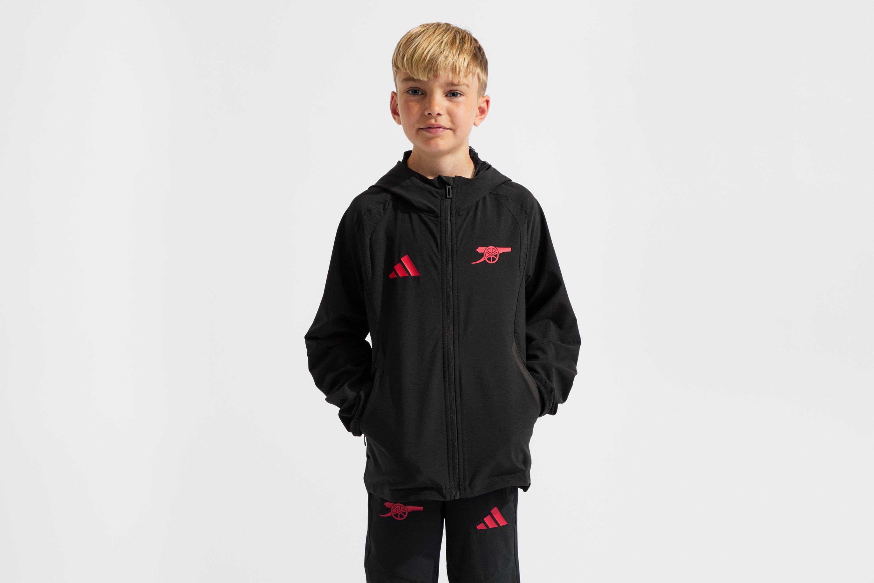 Arsenal adidas Kids 26/27 Tiro Travel Windbreaker Jacket
