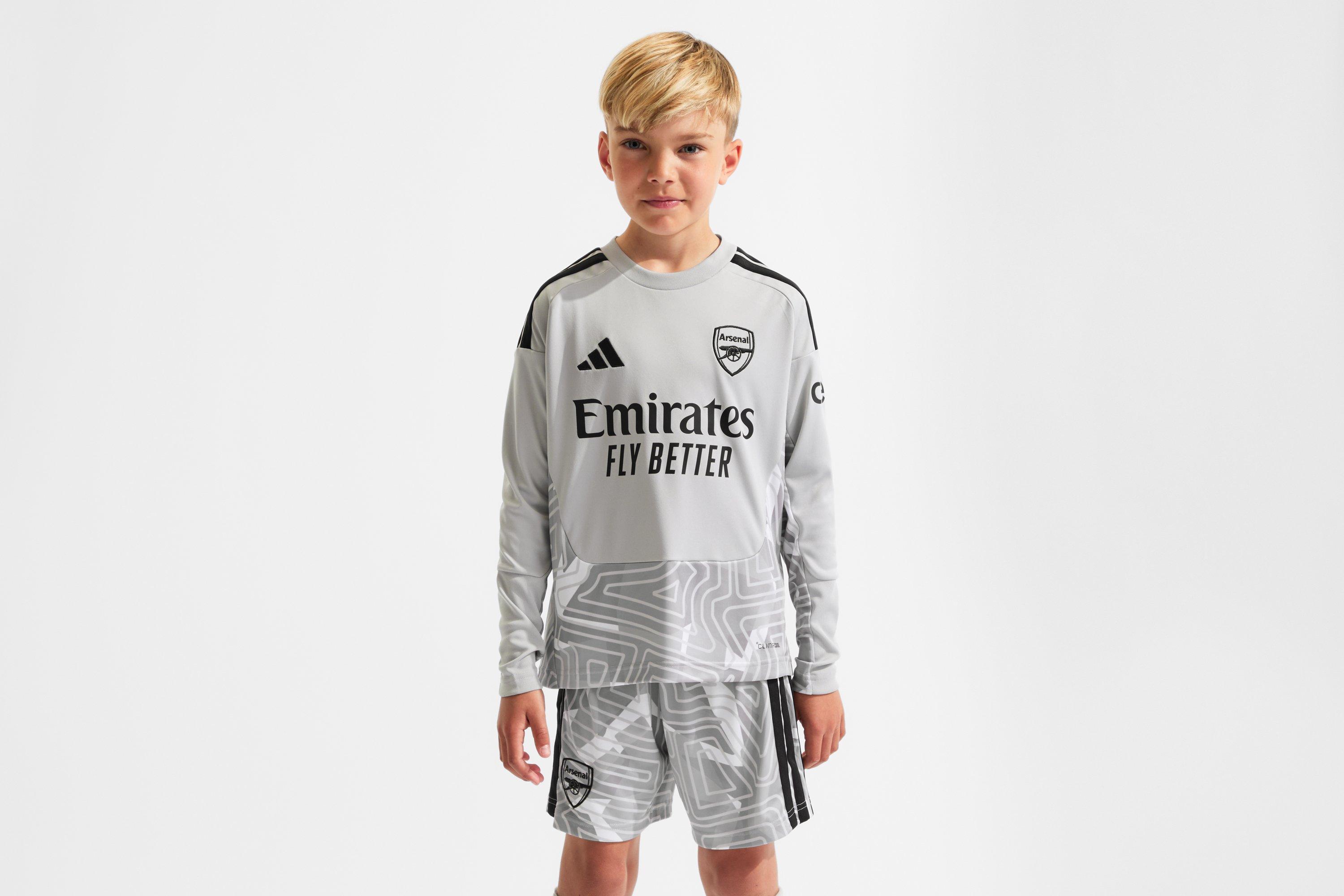 Arsenal adidas Kids 26/27 Long Sleeved Home Goalkeeper Shirt