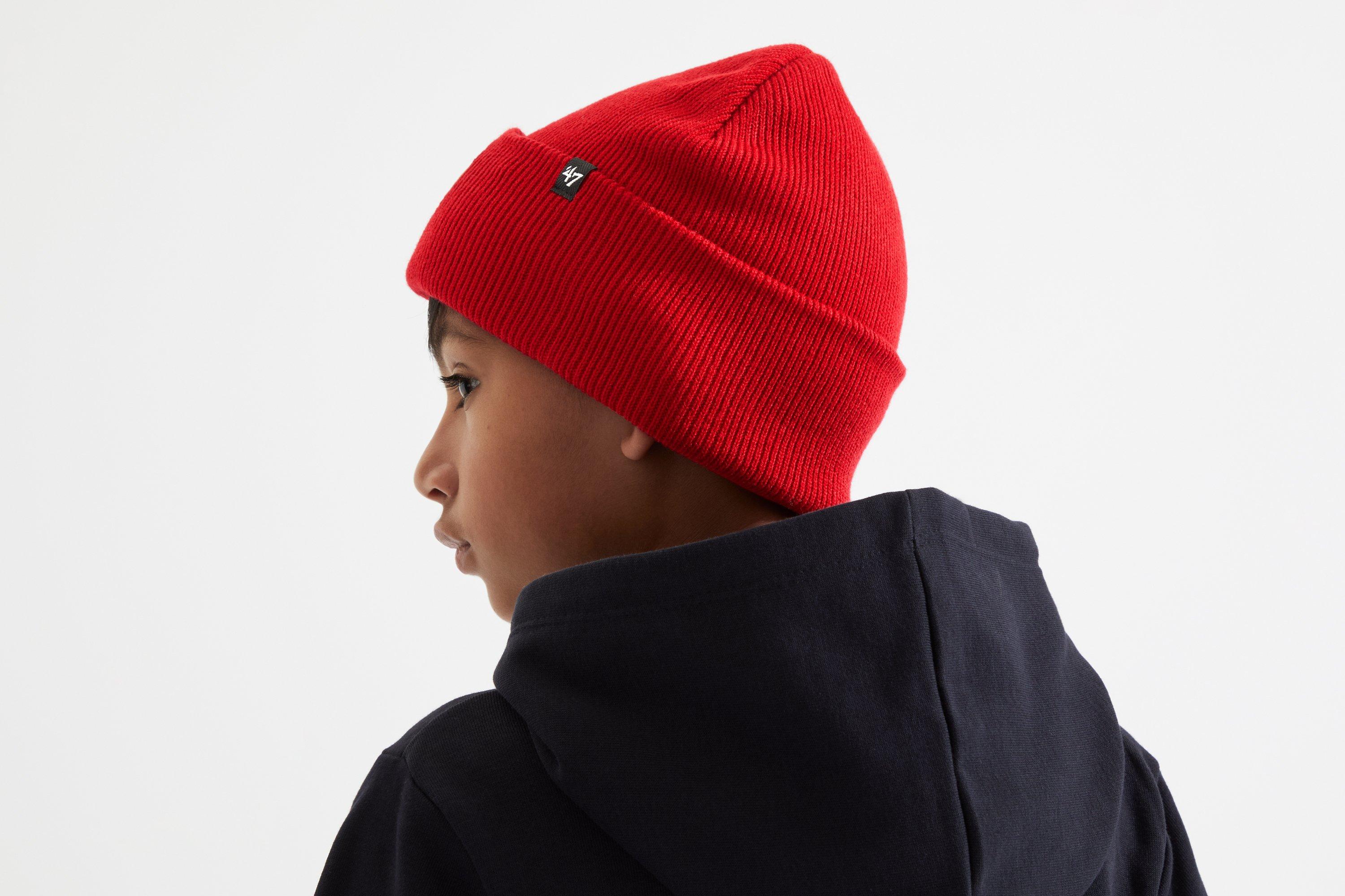 Arsenal Kids 47 Red Crest Beanie | Official Online Store