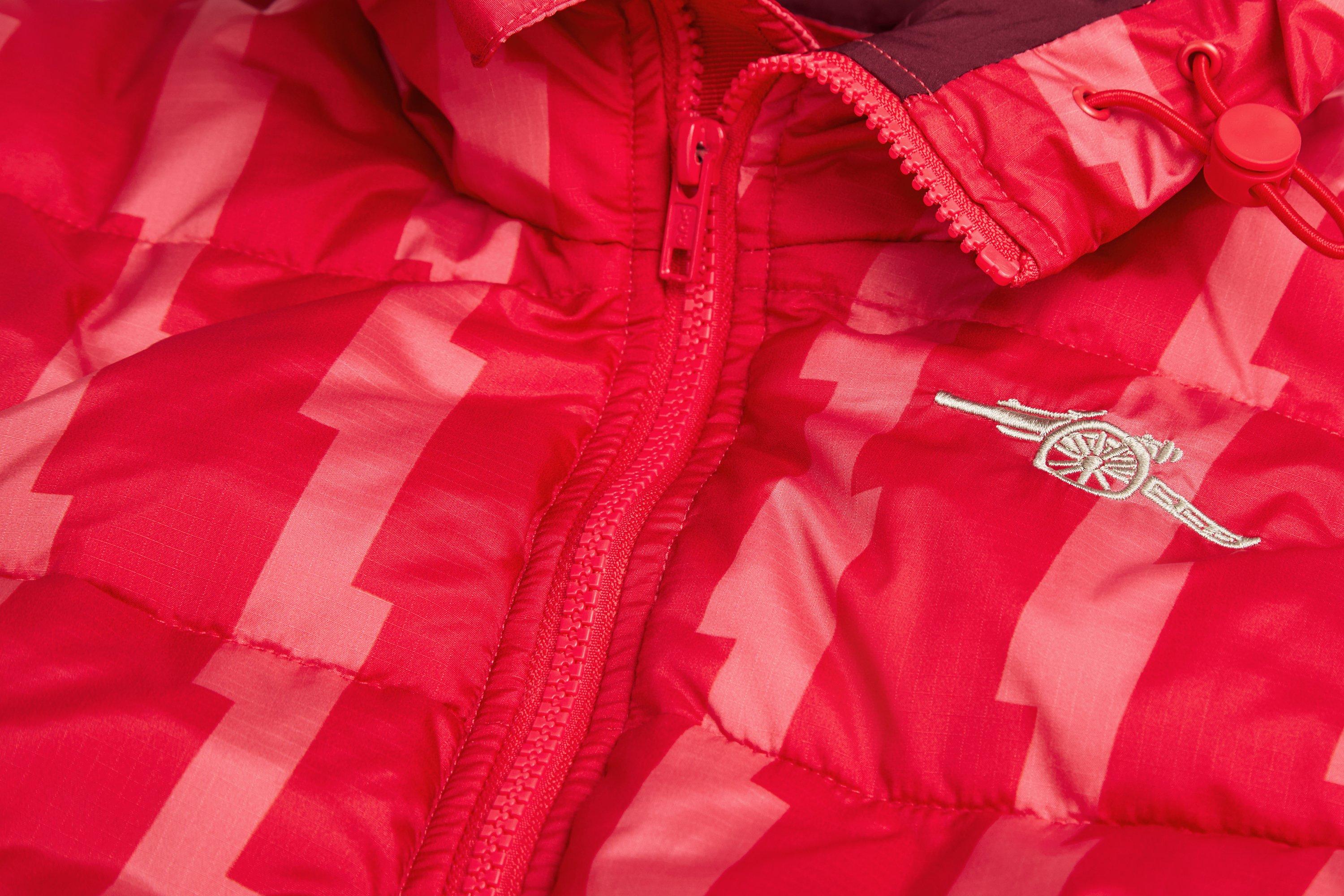 Arsenal Classics Kids Lightning Bolt Puffer Jacket | Official