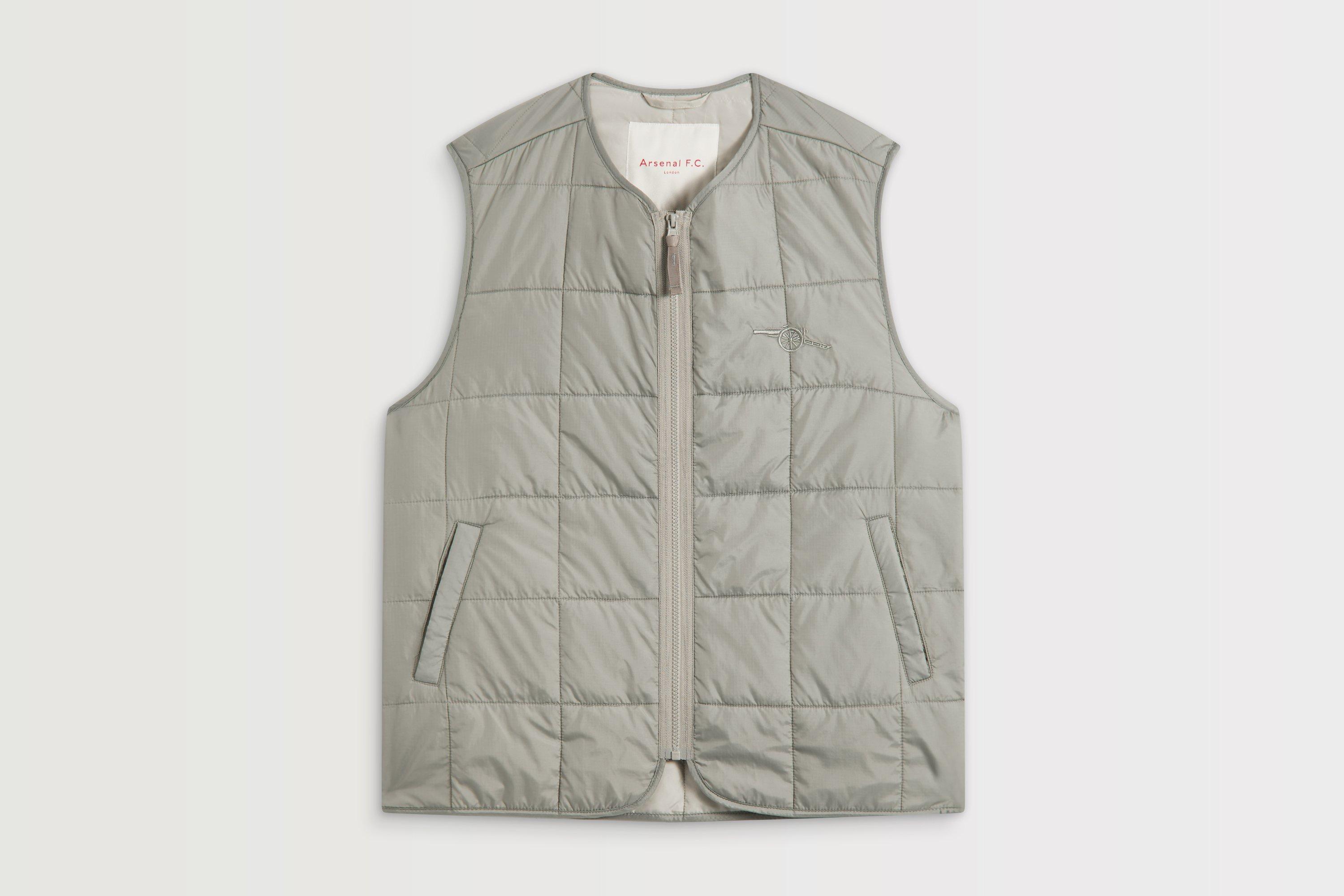 Arsenal Holloway Social Club Grey Gilet | Official Online Store