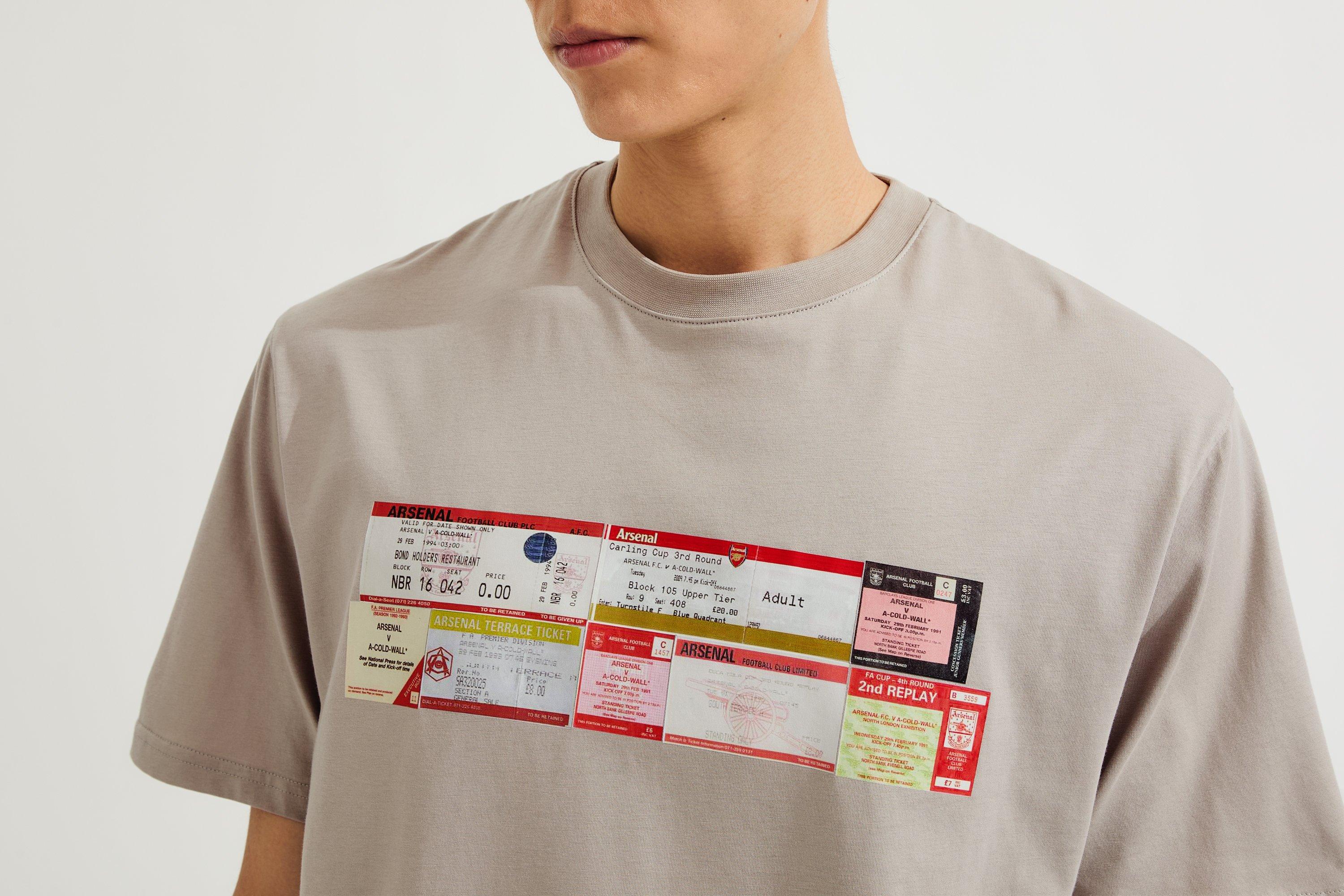 Arsenal x A-Cold-Wall Turnstile T-Shirt | Official Online Store