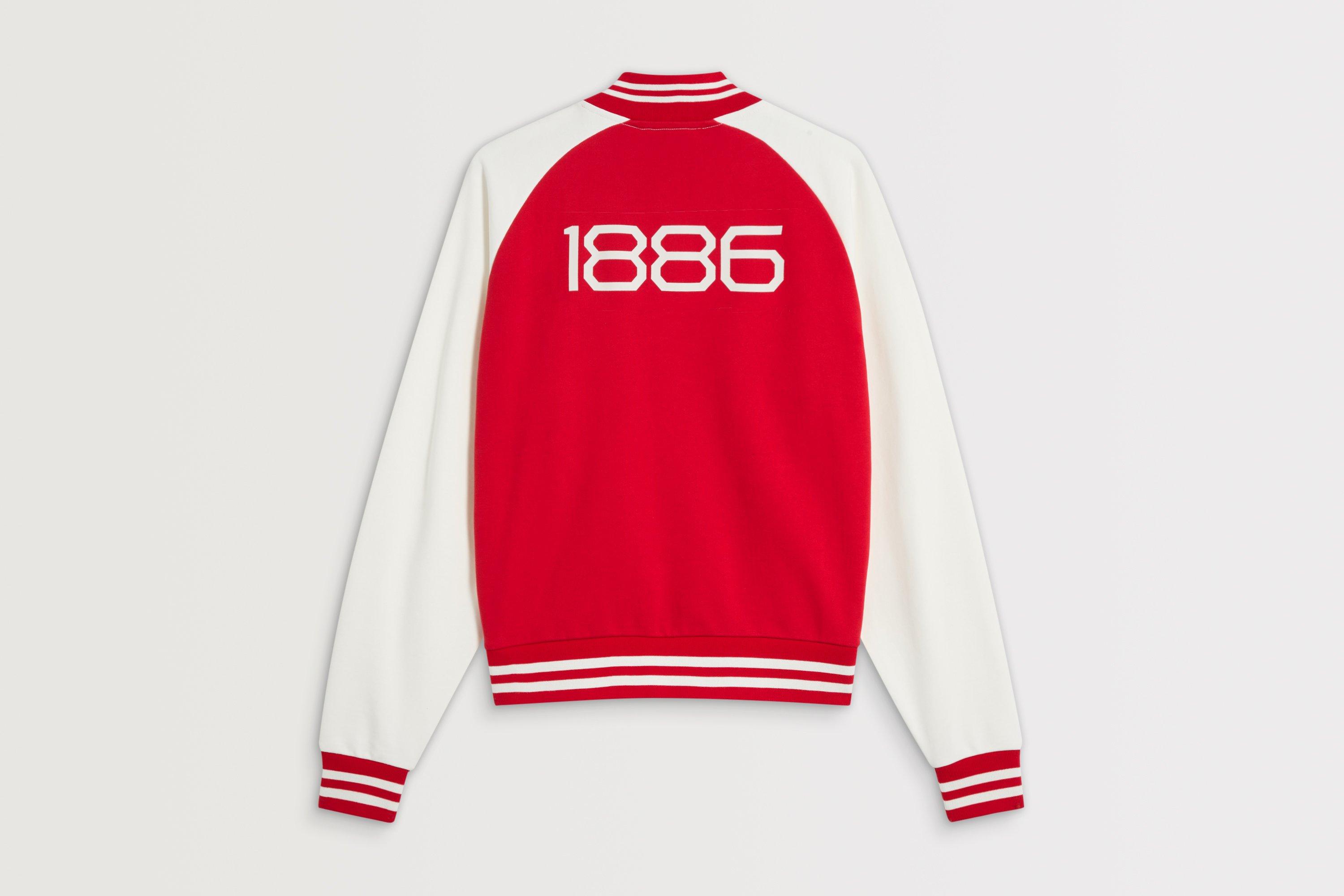 Arsenal Matchday Red 1886 Varsity Jacket | Official Online Store