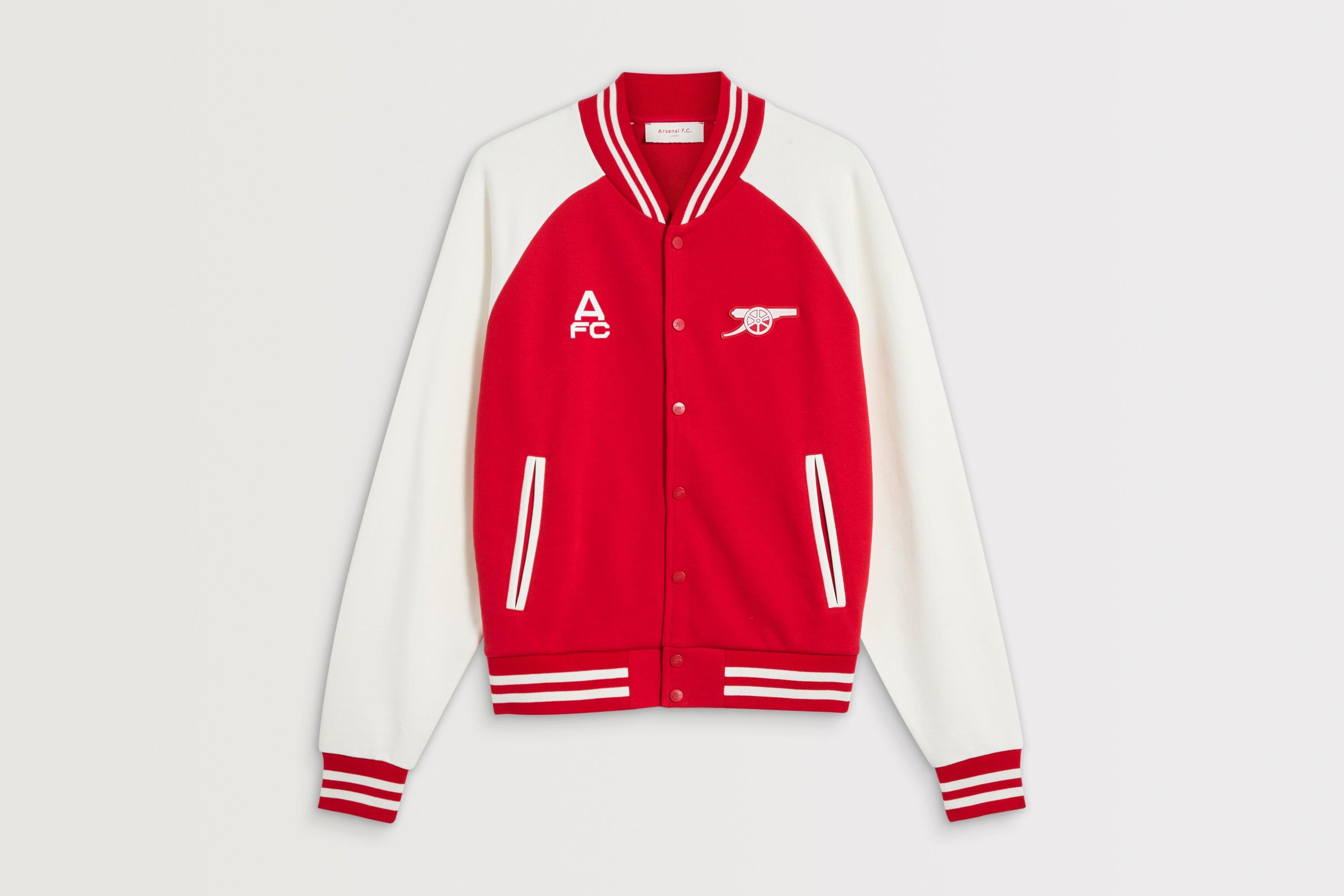 Arsenal Matchday Red 1886 Varsity Jacket | Official Online Store