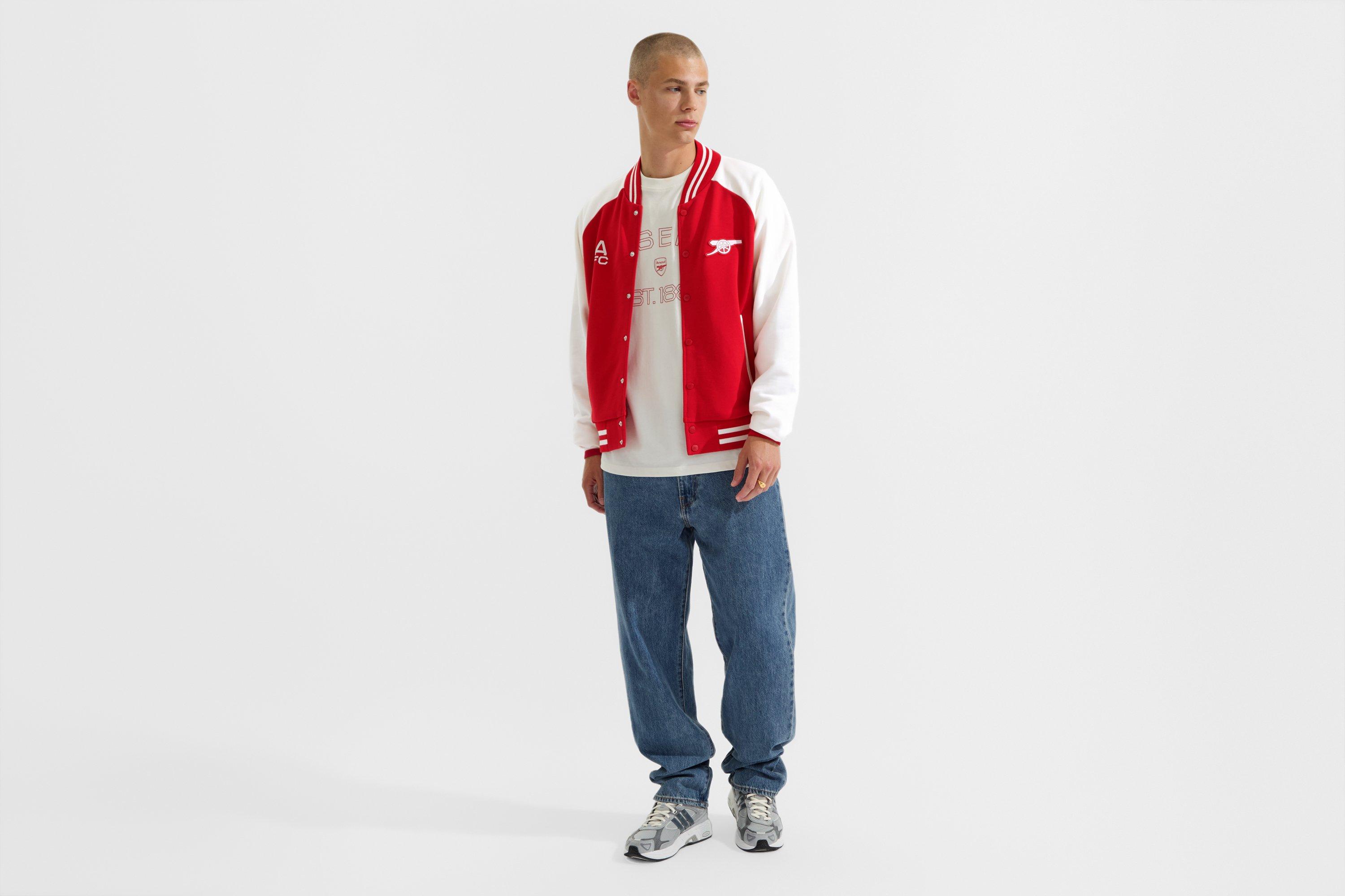Arsenal Matchday Red 1886 Varsity Jacket | Official Online Store