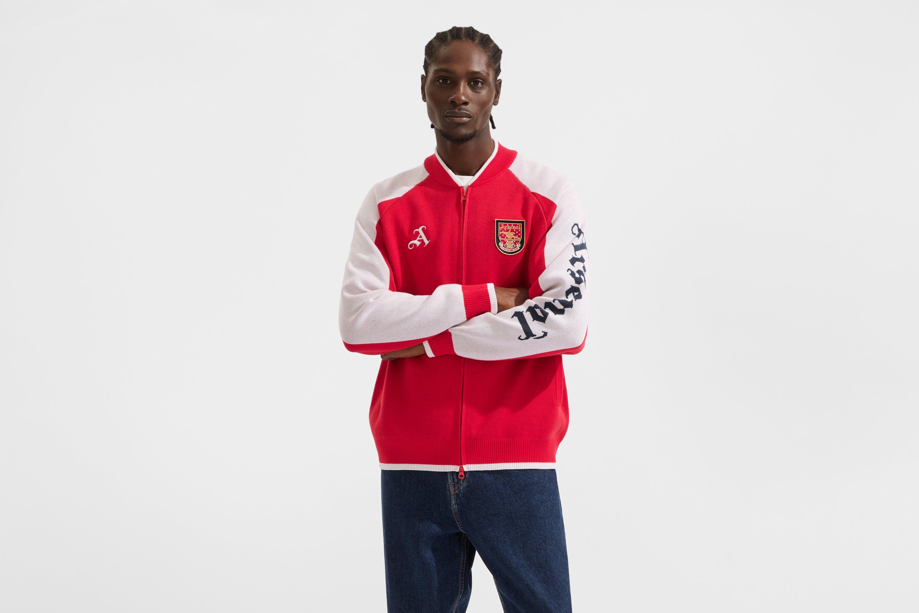 Arsenal Classics 90s Knit Bomber Jacket | Official Online Store