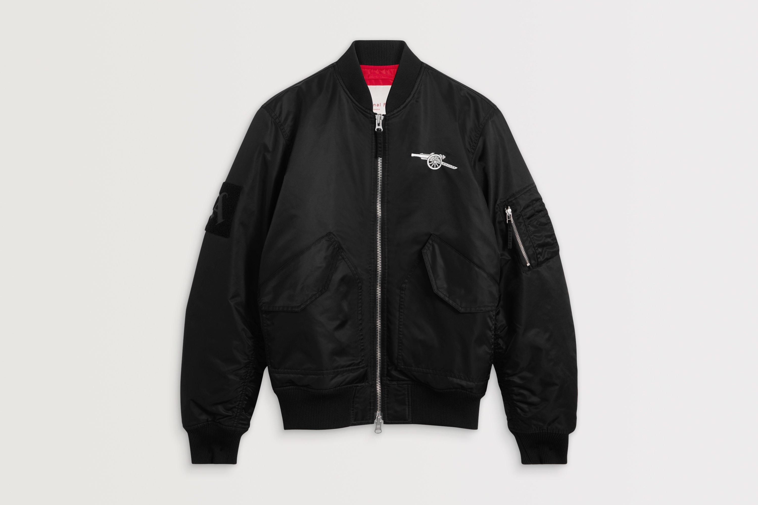 Arsenal Classics Black Bomber Jacket | Official Online Store