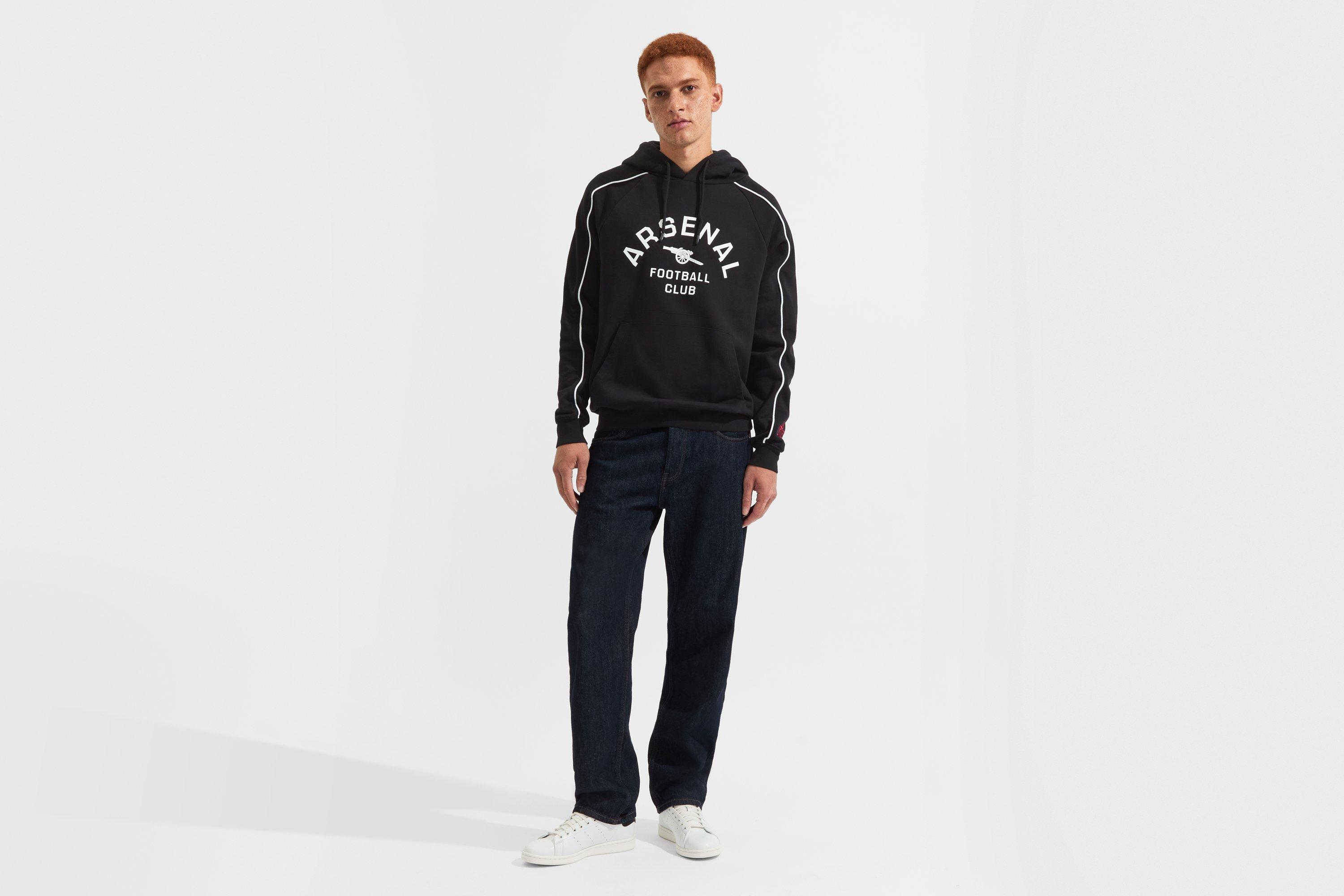 Arsenal Classics Black Northbank Hoodie | Official Online Store