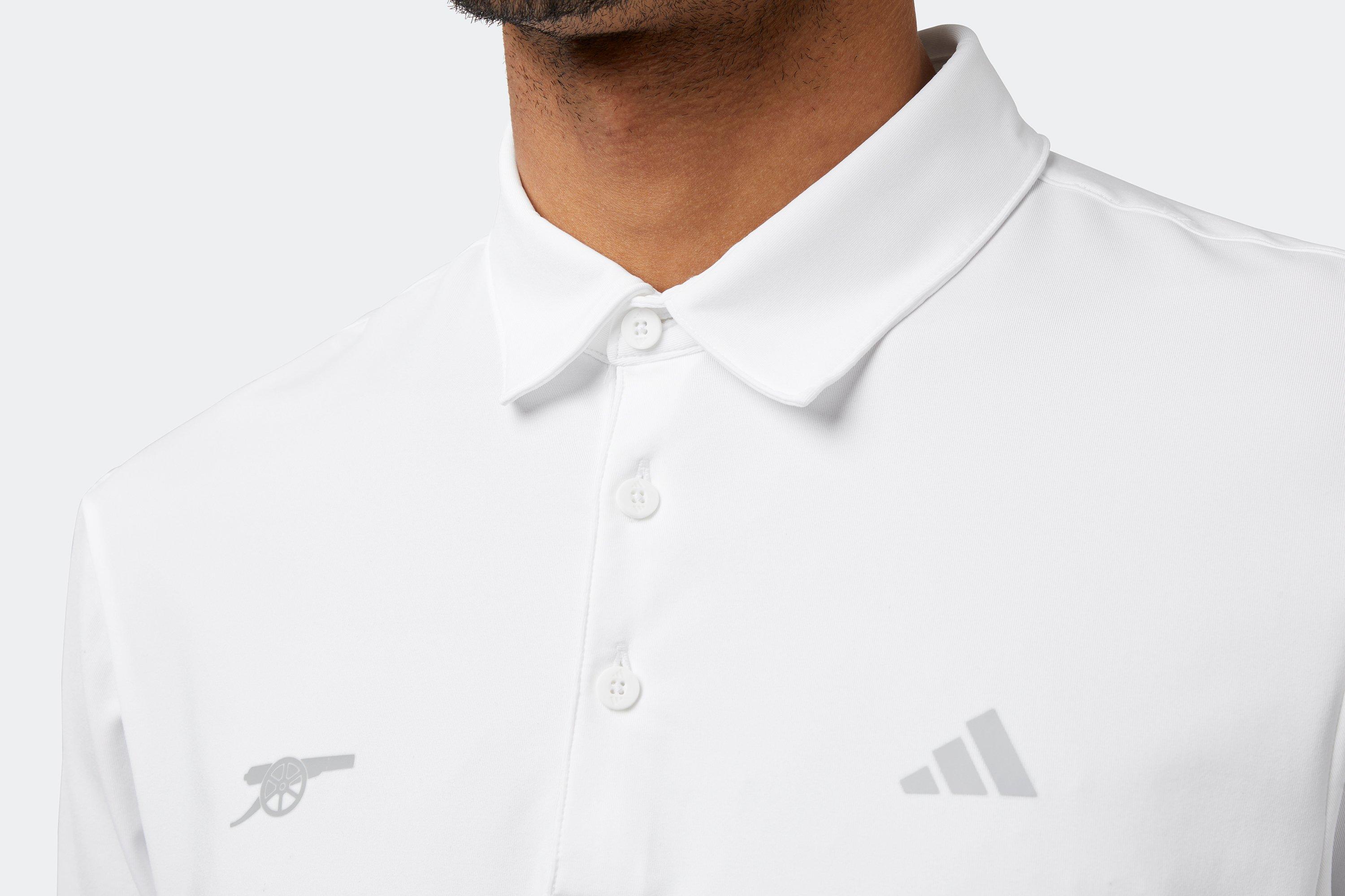 adidas white dress shirt Adidas WC Chavarria Button Up Shirt in Off White