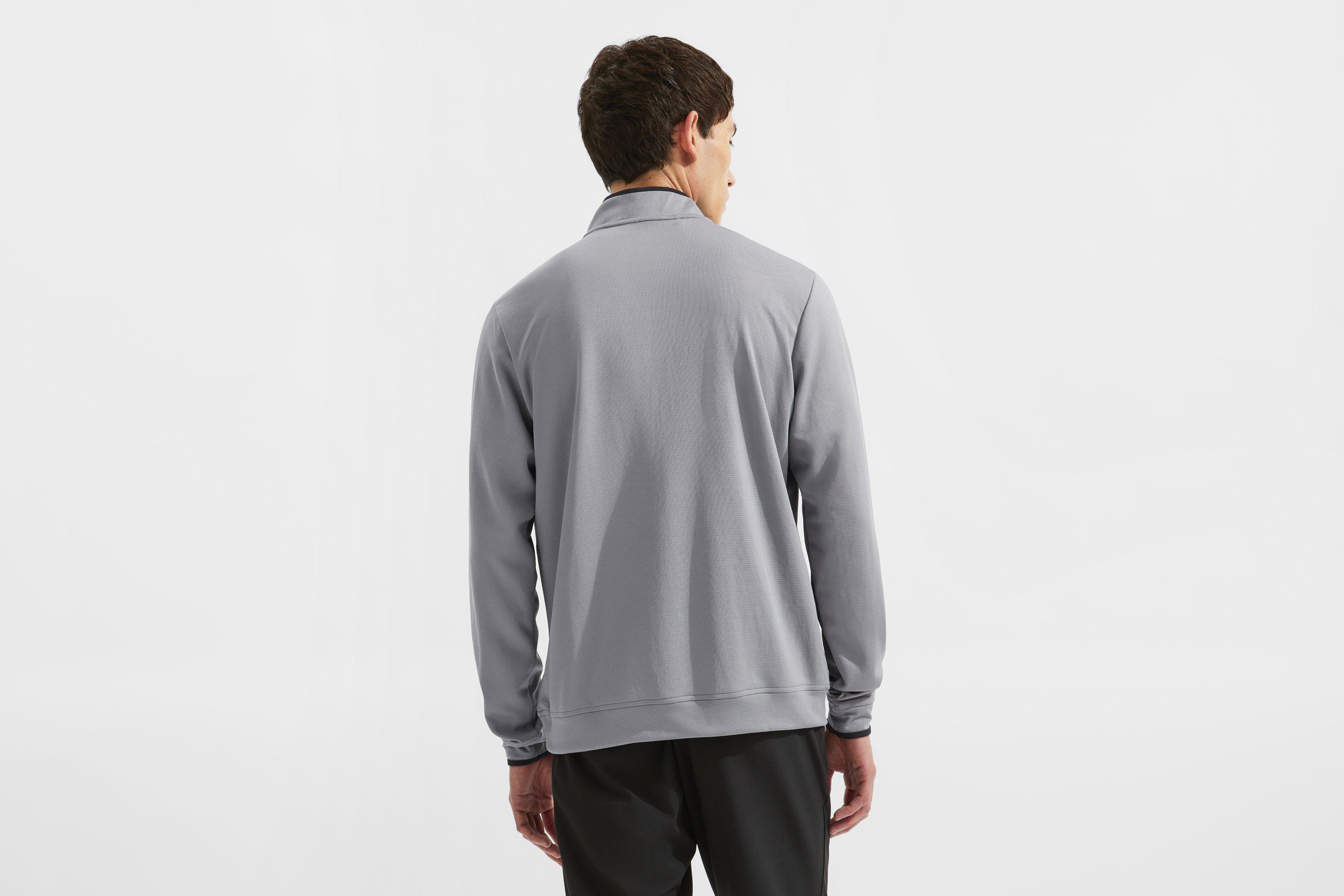 Arsenal adidas Golf Lightweight Grey 1/2 Zip Top | Official Online