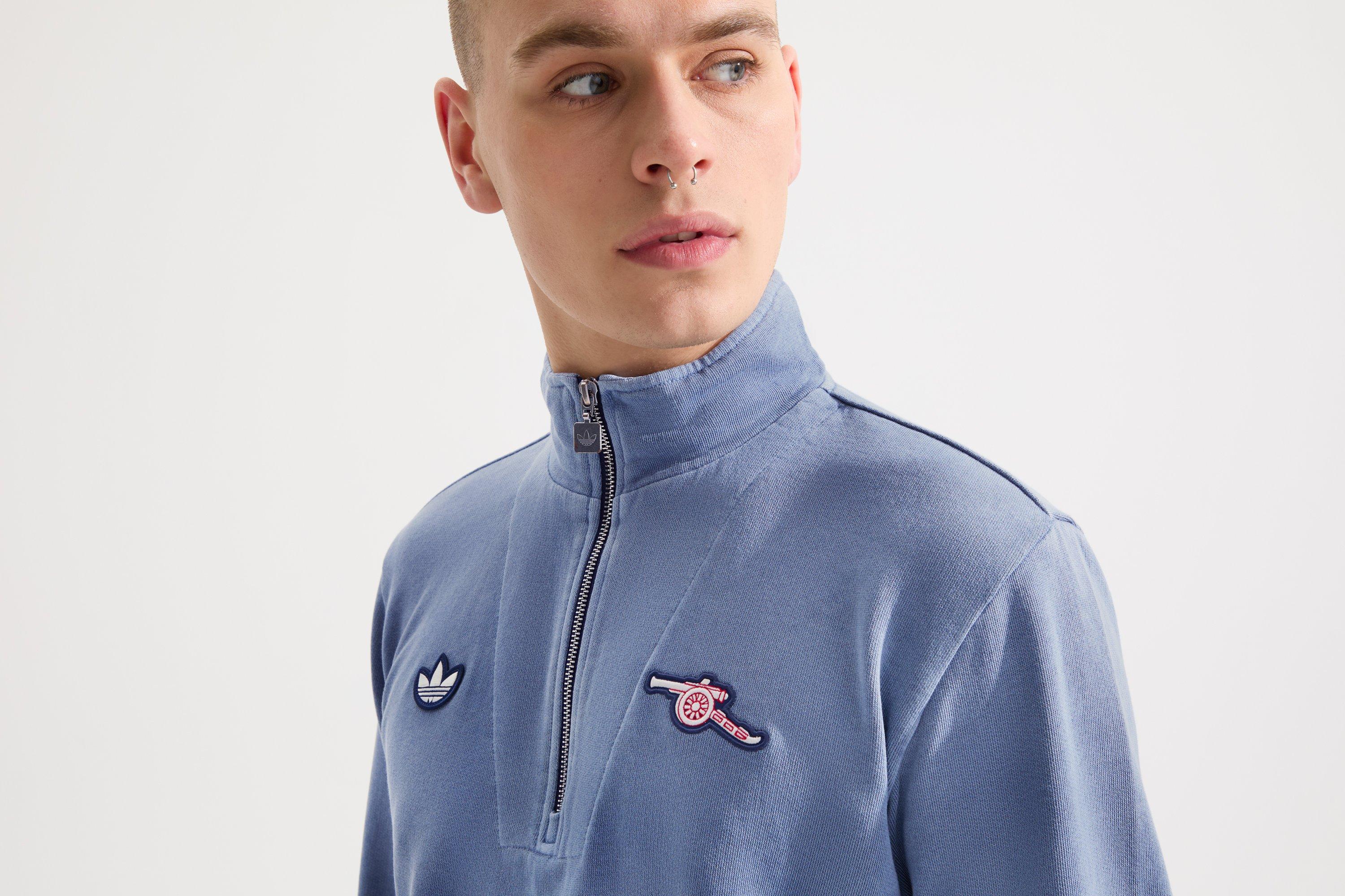 Arsenal adidas 24/25 Terrace Icons Half Zip Top | Official Online