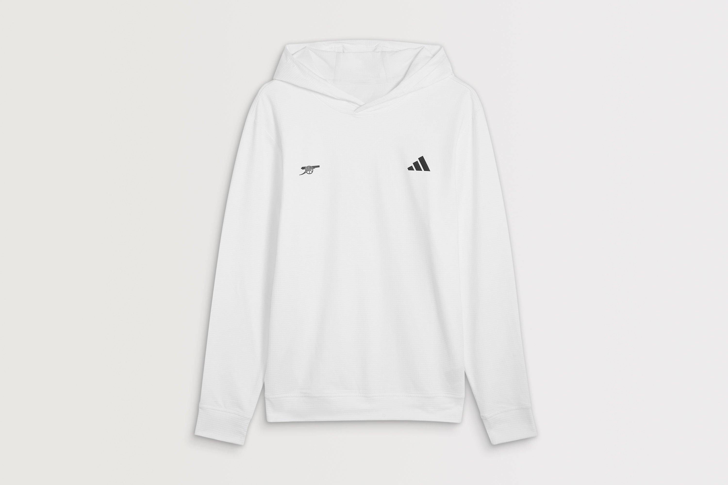 Arsenal adidas Golf White Hoodie | Official Online Store