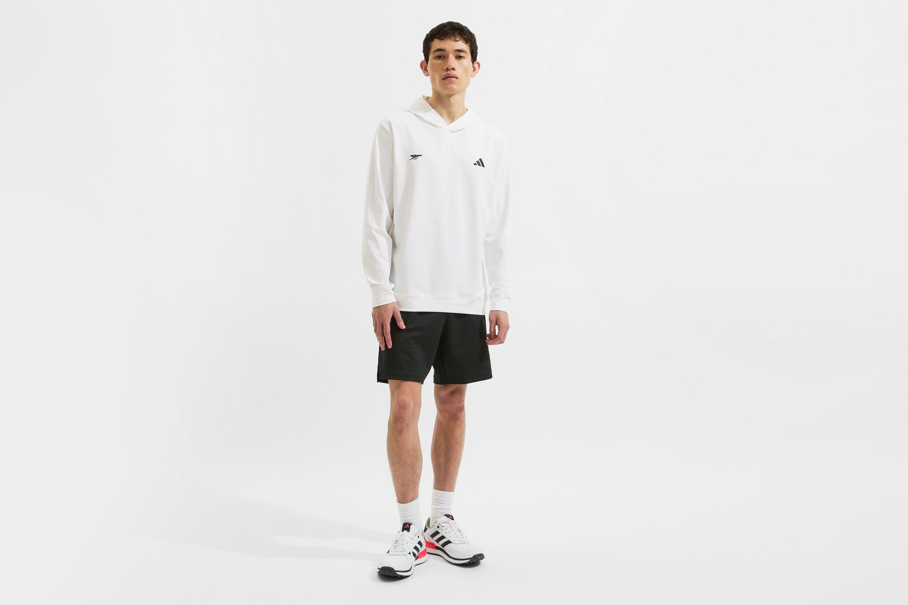 Arsenal adidas Golf White Hoodie | Official Online Store