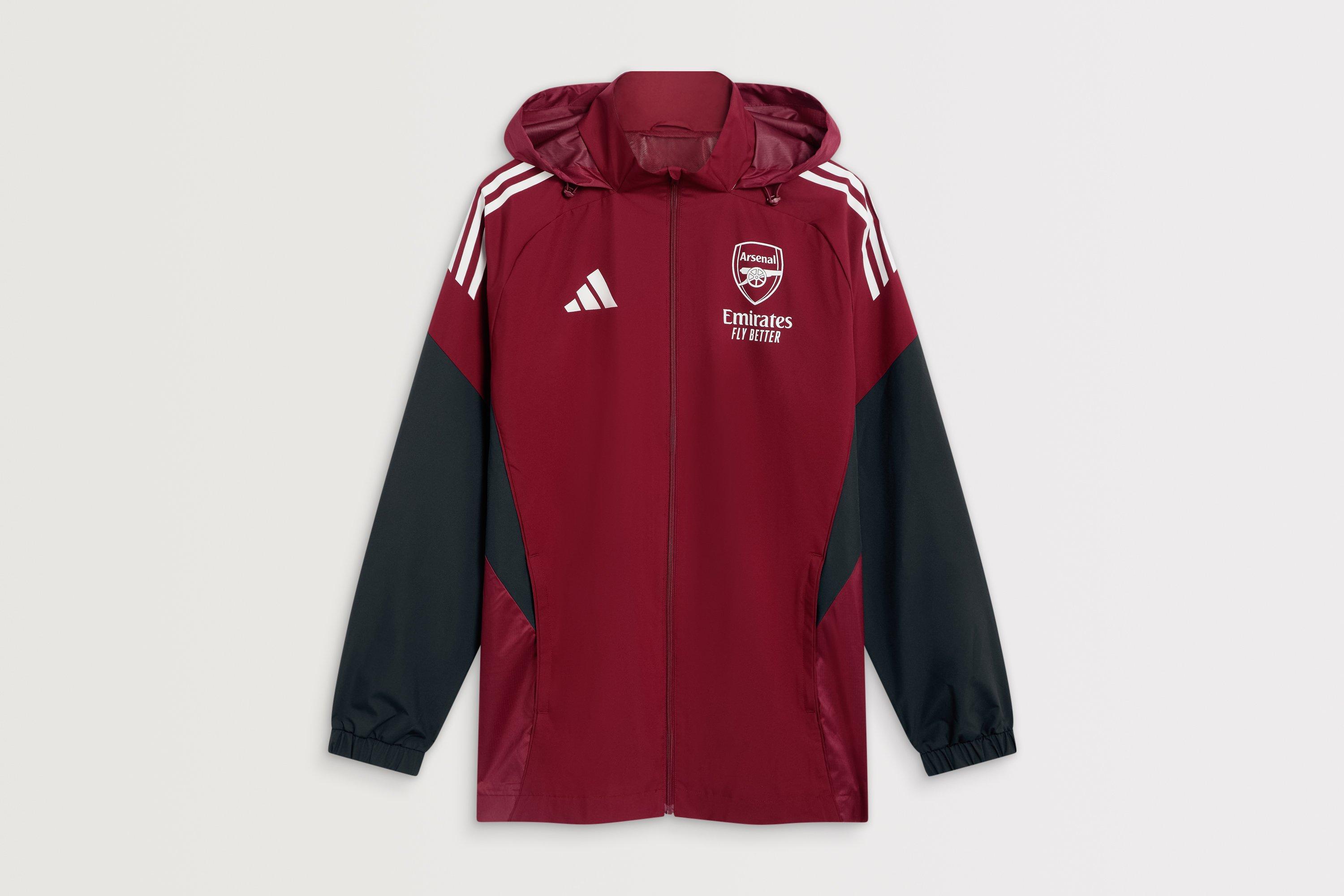 Arsenal adidas 25/26 European Training All Weather Jacket