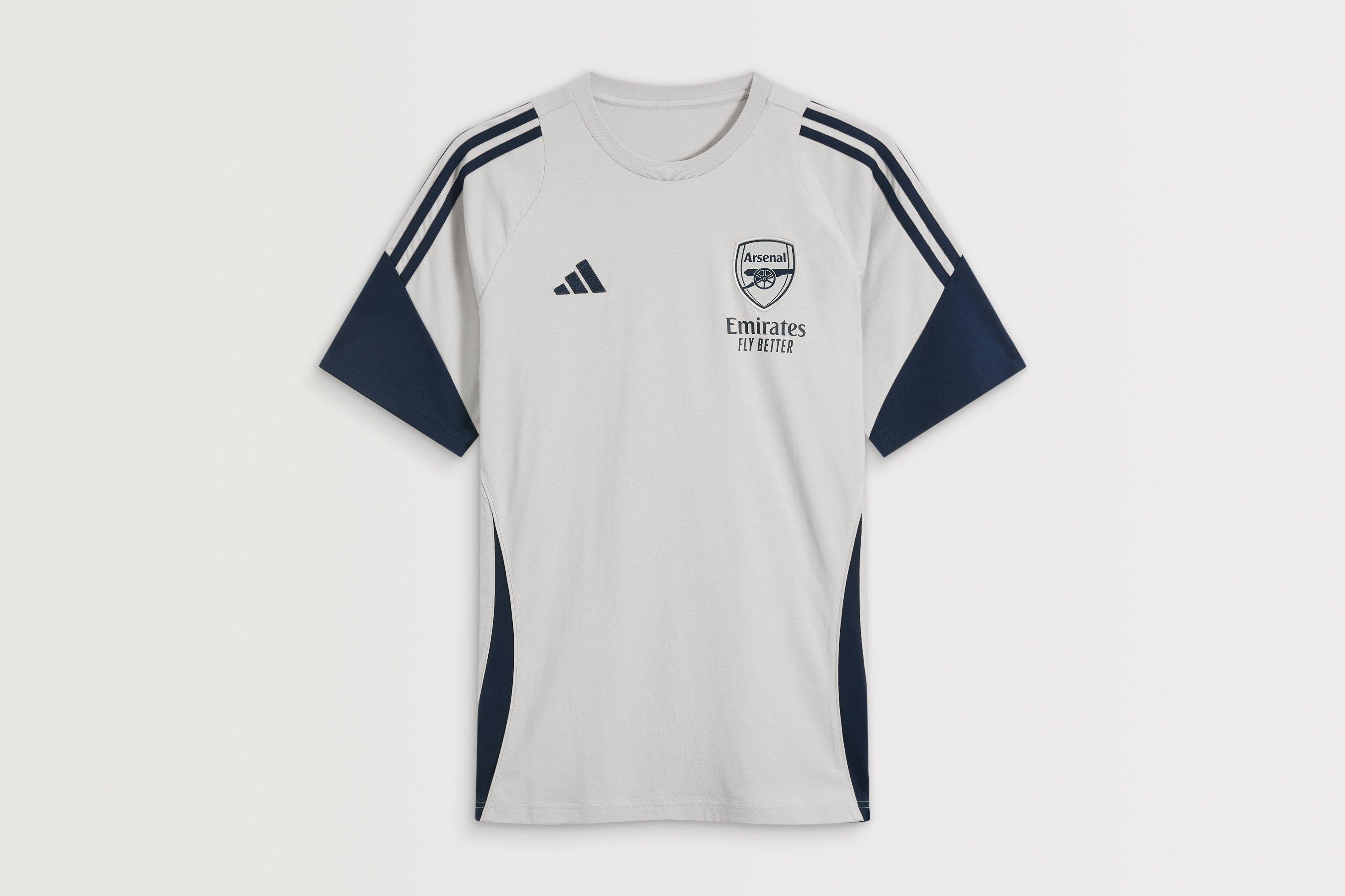 Arsenal 25/26 トレーニングシャツ Arsenal adidas 25/26 Grey Training T-Shirt | Official Online Store